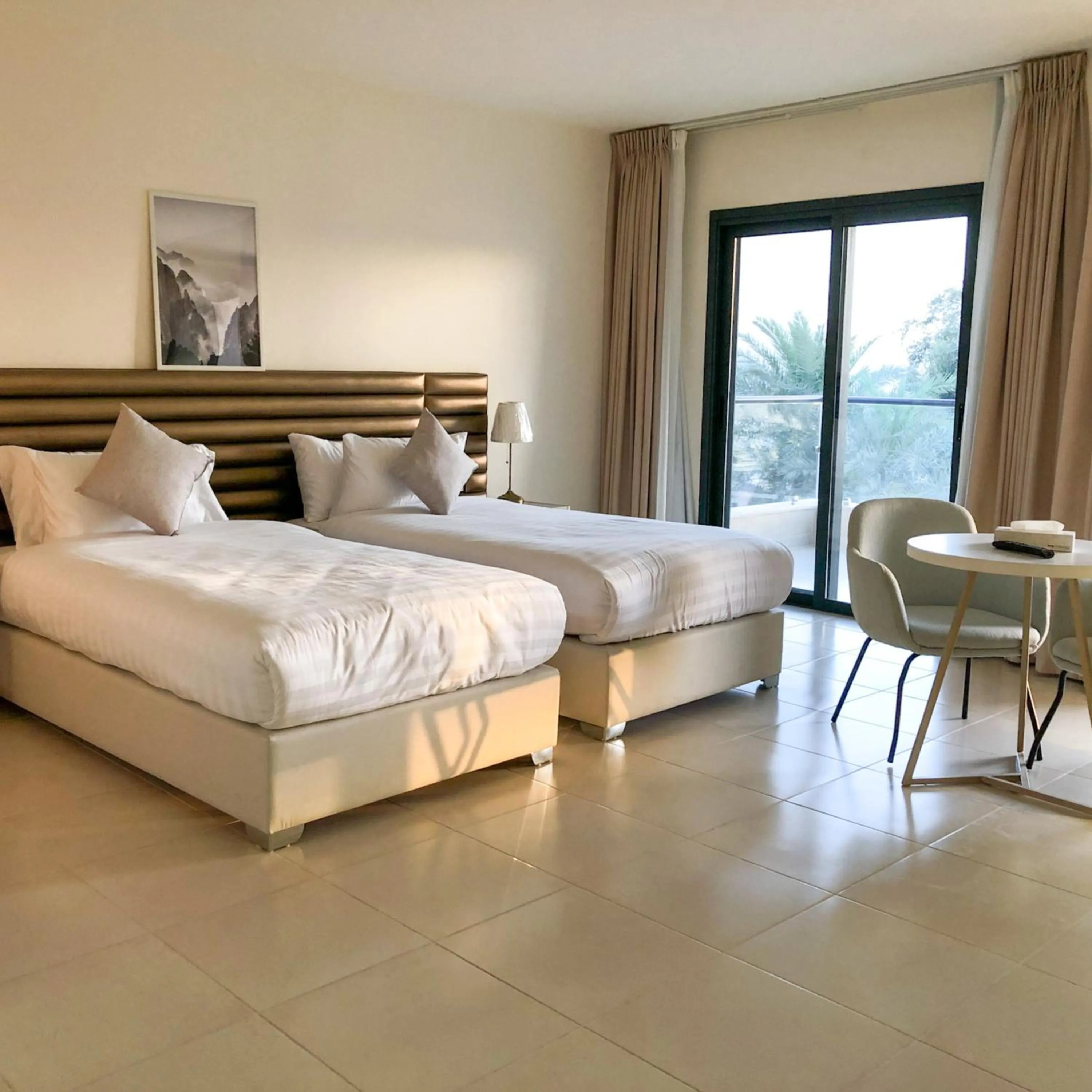 Bed in Sea view hotel