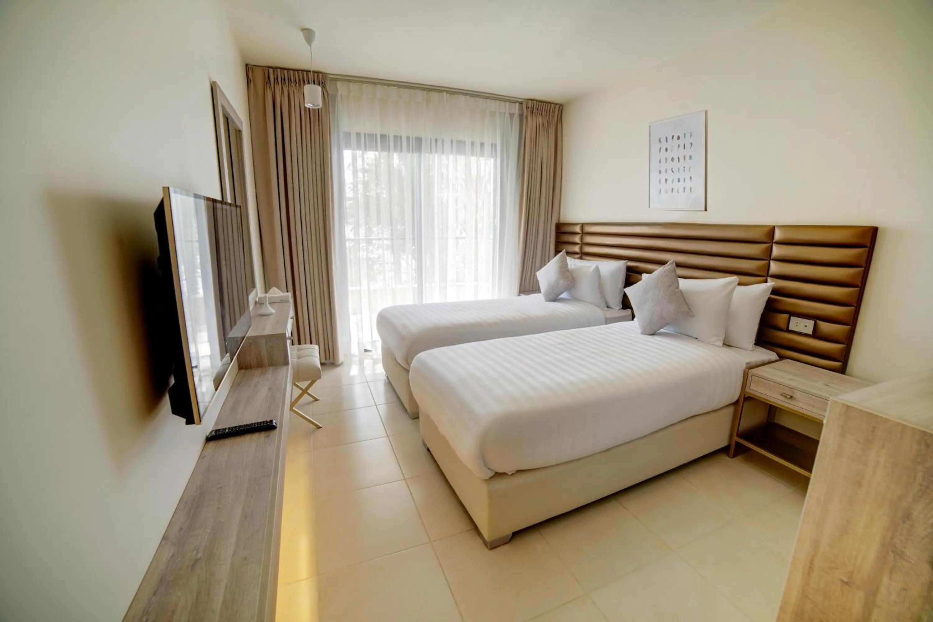 Bed in Sea view hotel