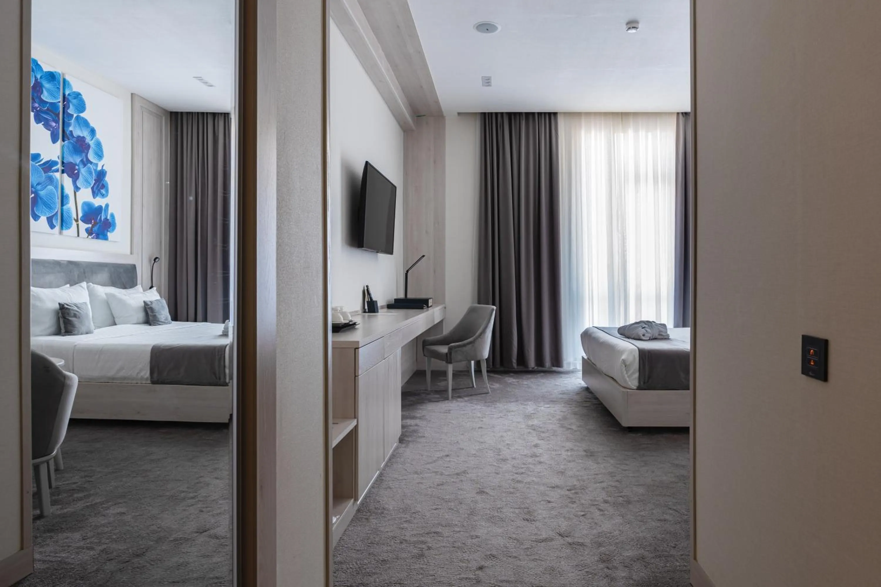 TV and multimedia, Bed in Hotel Inspira-S Tashkent