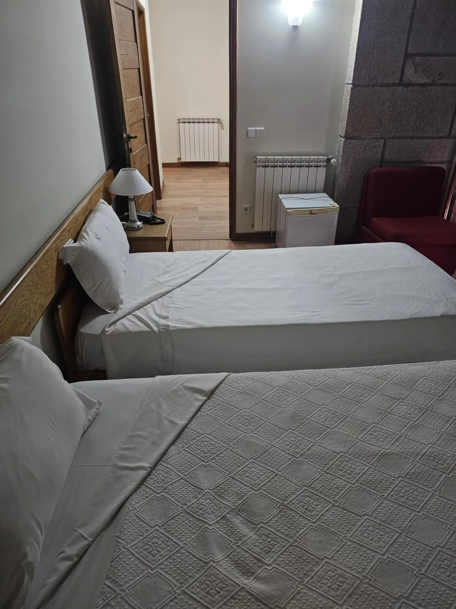 Bed in HOTEL CRUZ DA MATA