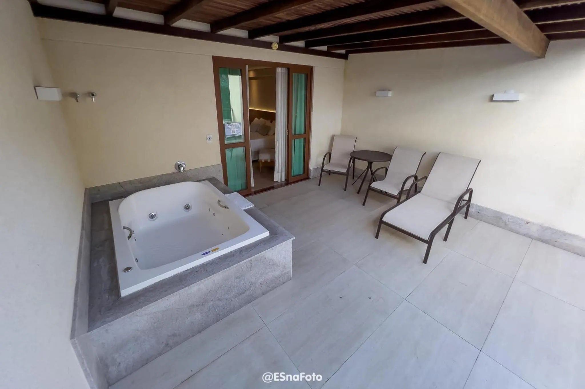 Open Air Bath in Vista Azul Hotel