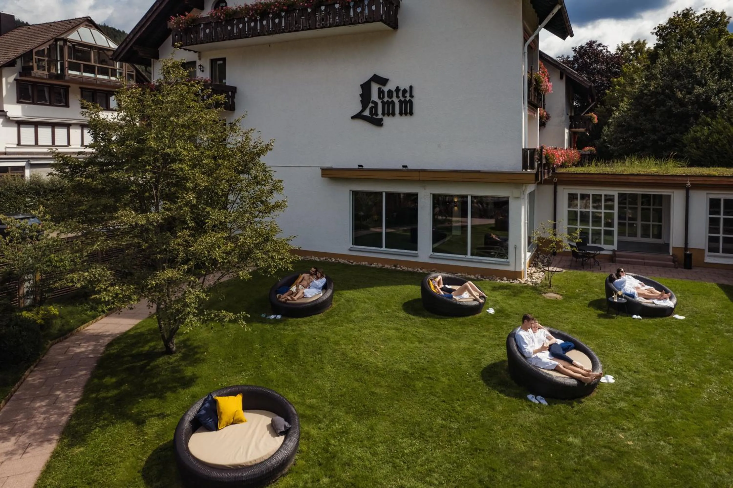 Garden in Hotel Lamm Baiersbronn Mitteltal