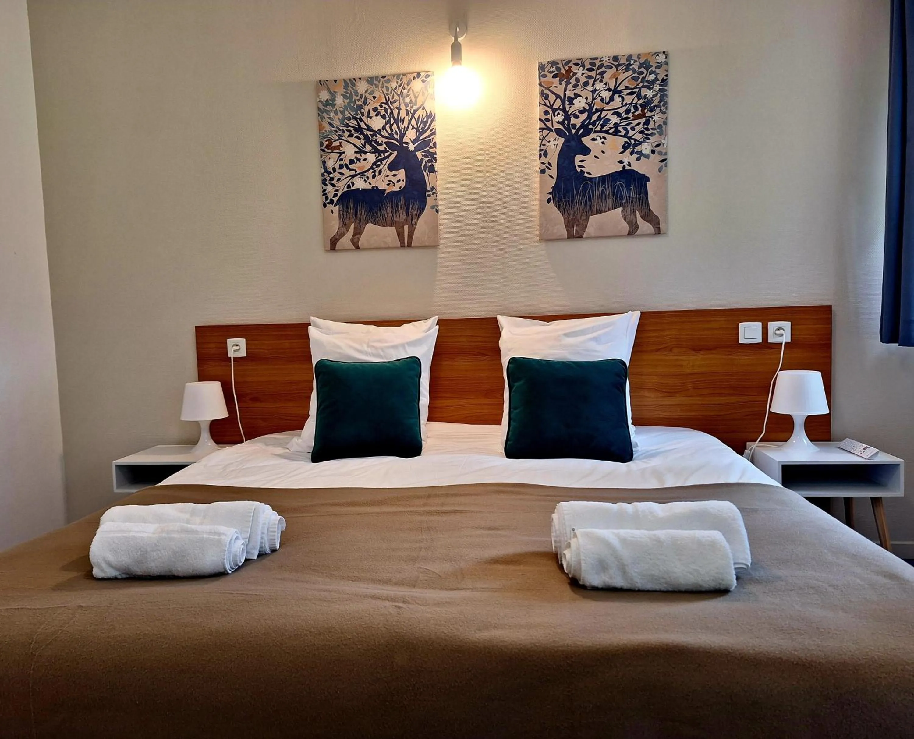 Bed in Hôtel Eden Lake