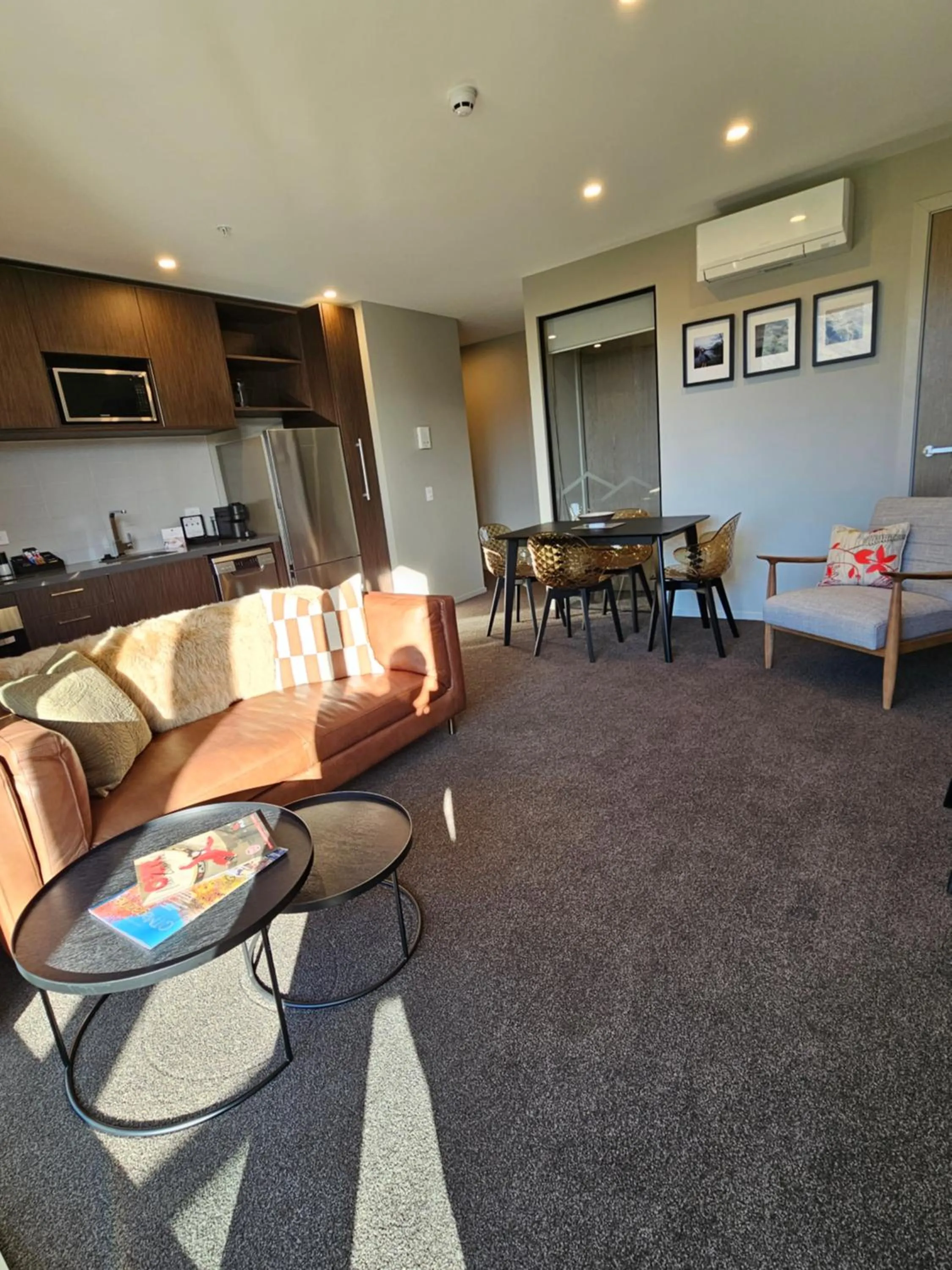 Living room in Quest Queenstown Apartments Remarkables Park