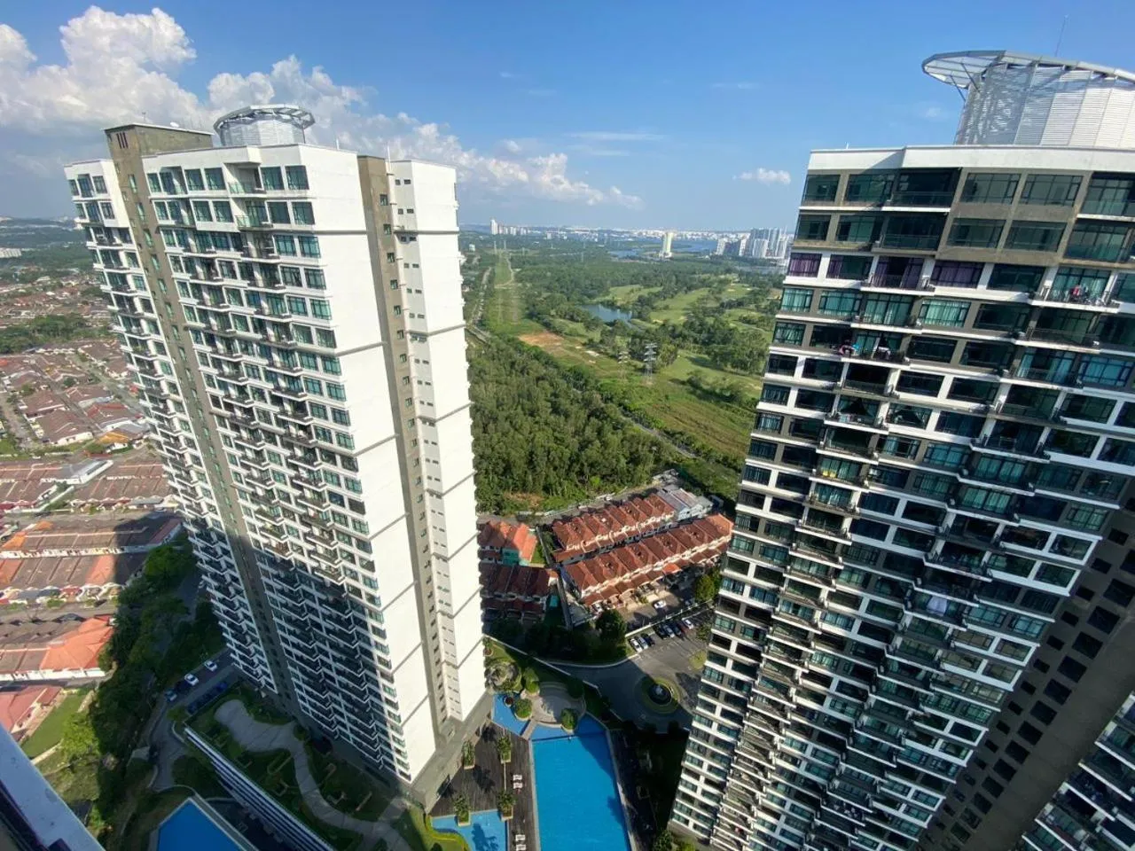 Bird's eye view in Vesta Homes, Molek Regency with Golf View, Johor Bahru, Mid valley