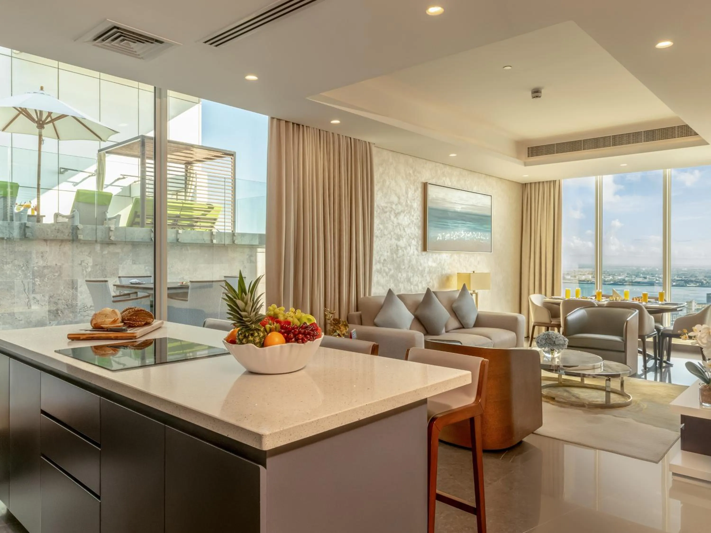 Living room in Swiss-Belsuites Admiral Juffair