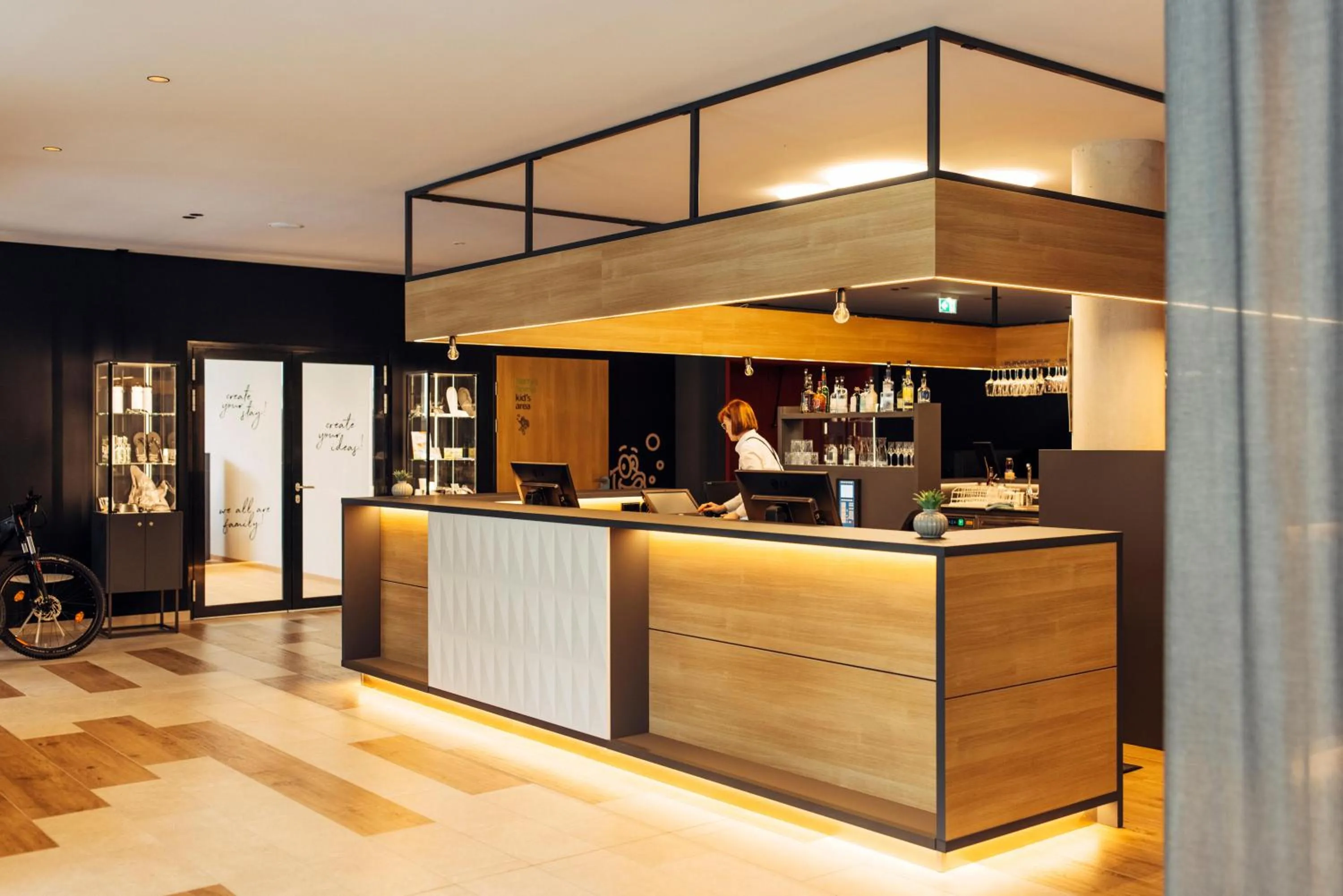 Lobby or reception in harry's home Bischofshofen hotel & apartments