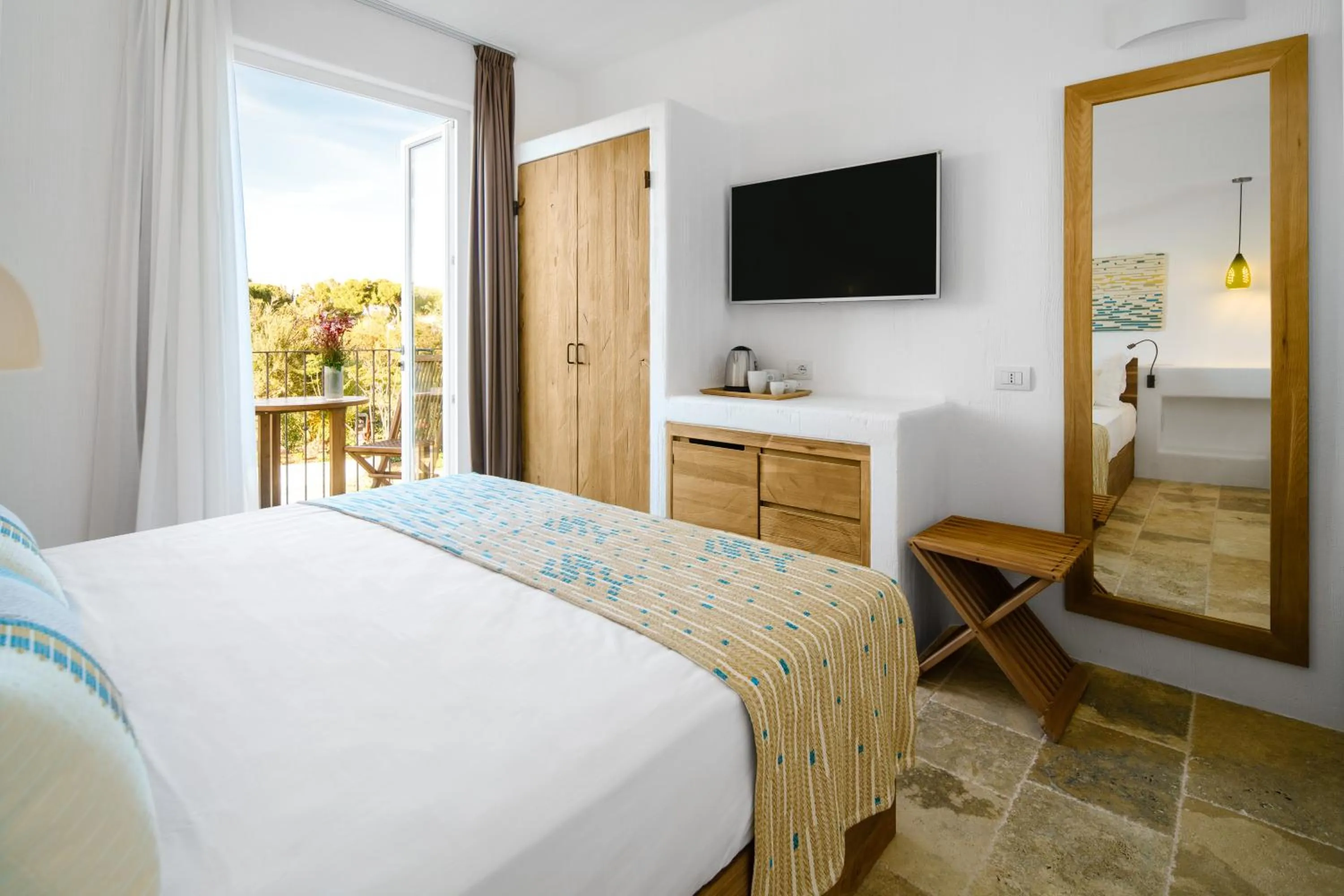 Double Room with Garden View in Sant Efis Hotel
