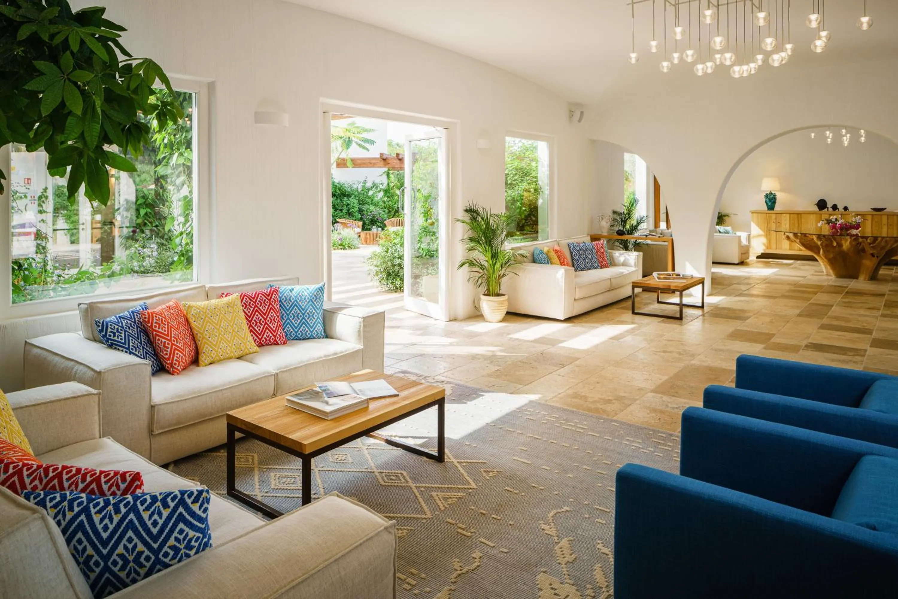 Lobby or reception in Sant Efis Hotel