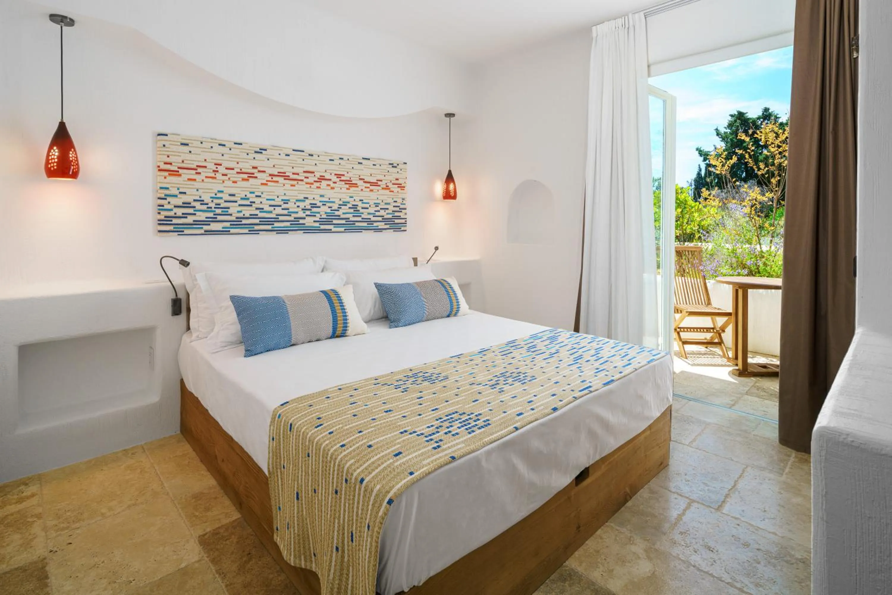 Double Room with Patio in Sant Efis Hotel