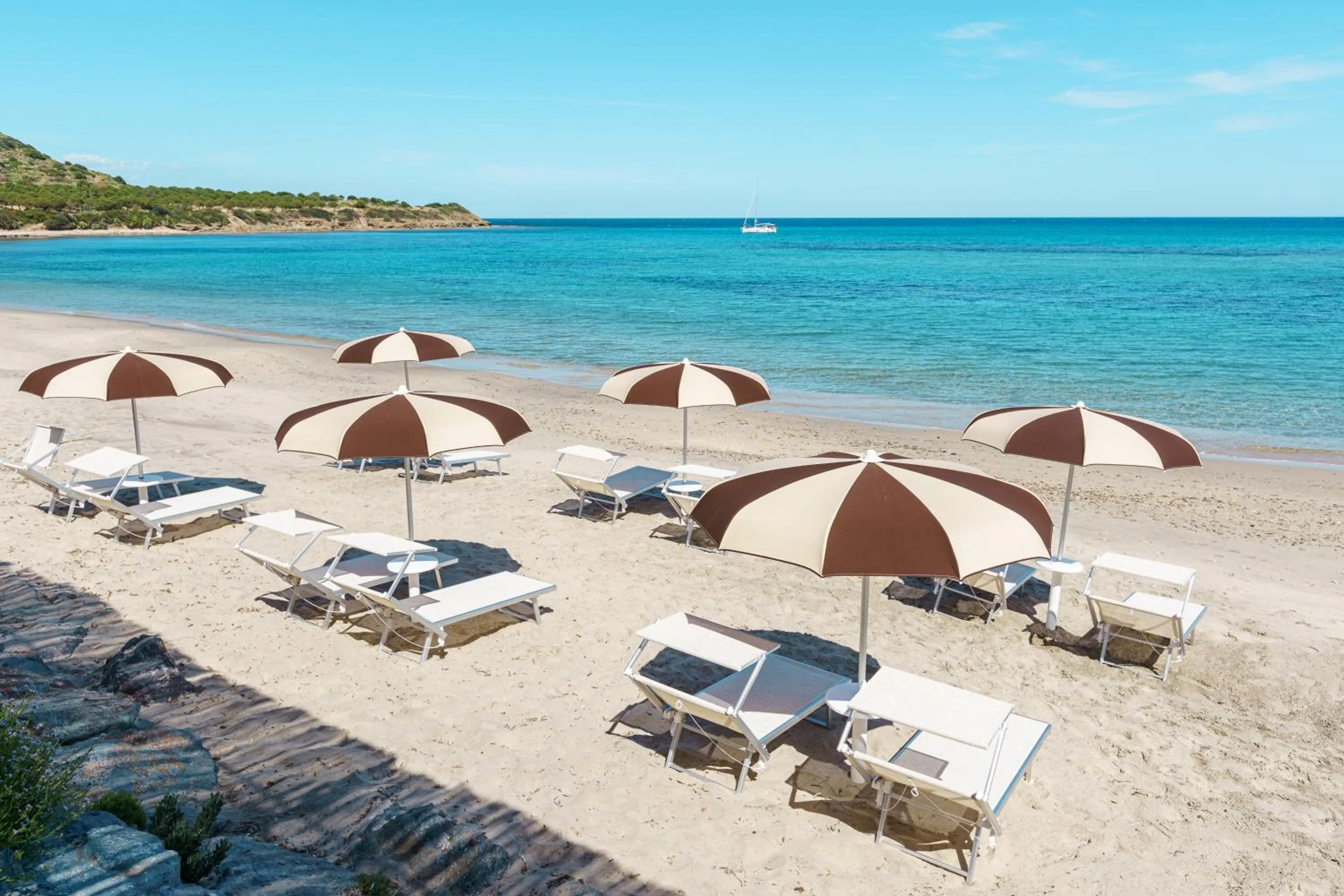 Beach in Sant Efis Hotel