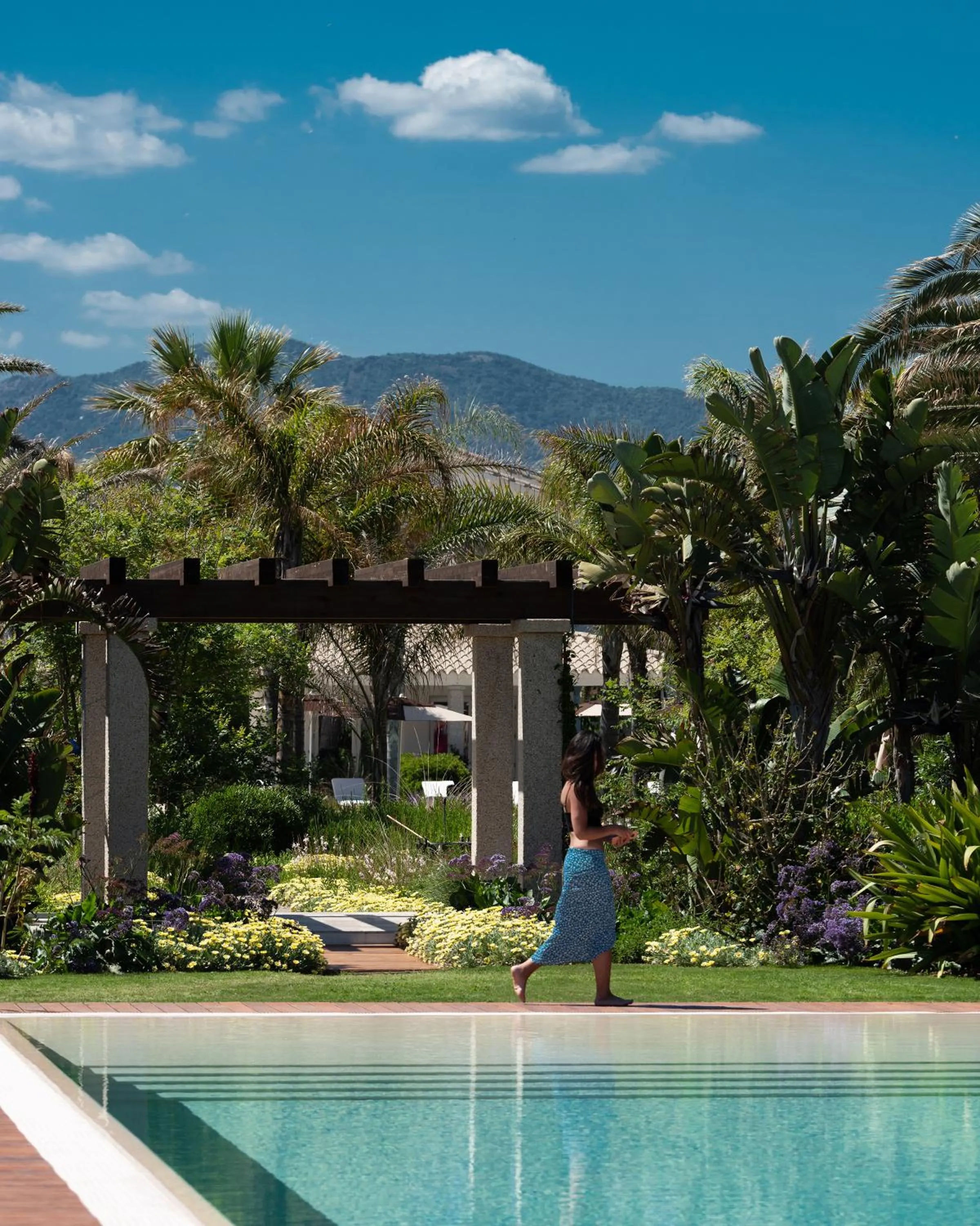 Swimming pool in Sant Efis Hotel