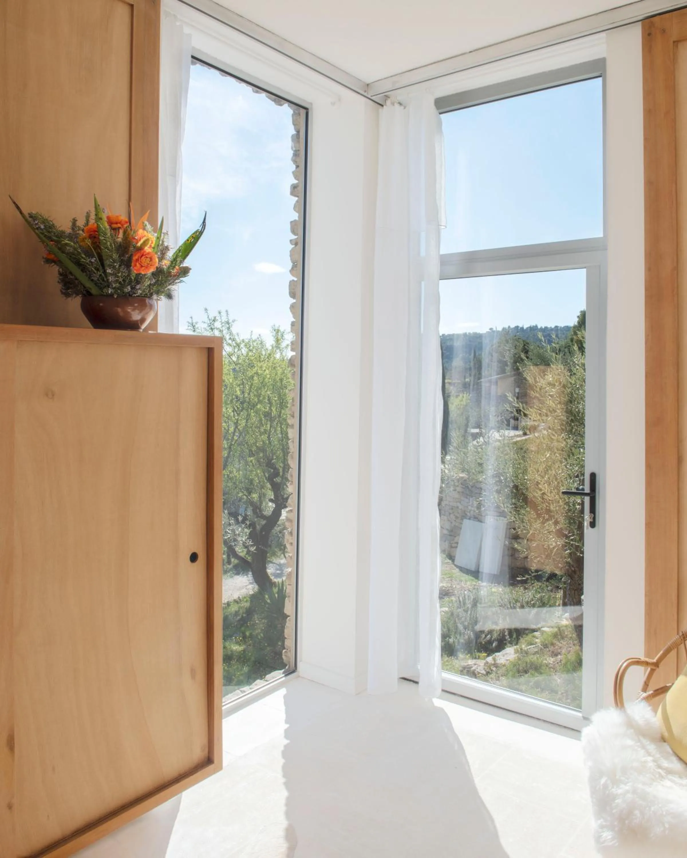 Garden view in Les Milles Roches