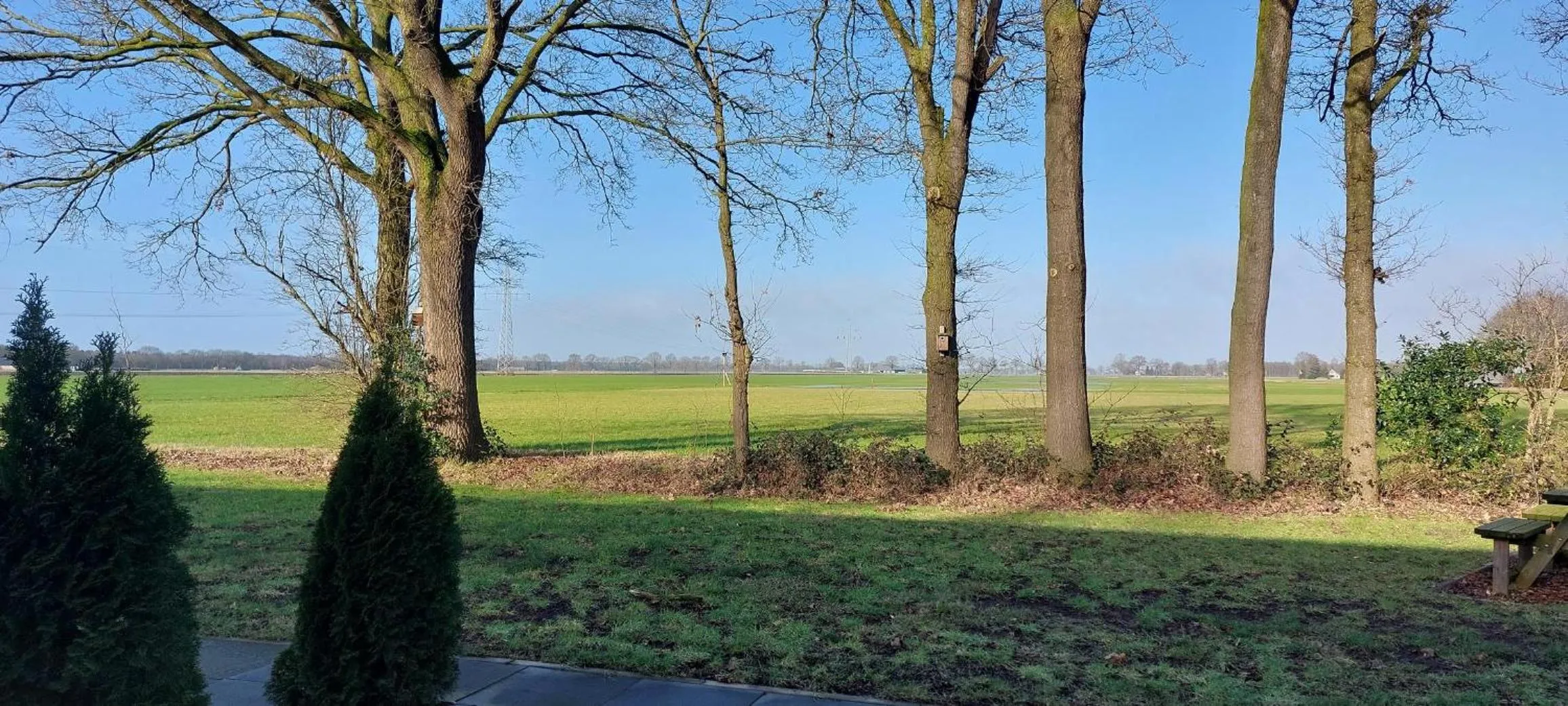 View (from property/room) in Hoeve de Heemser Parel