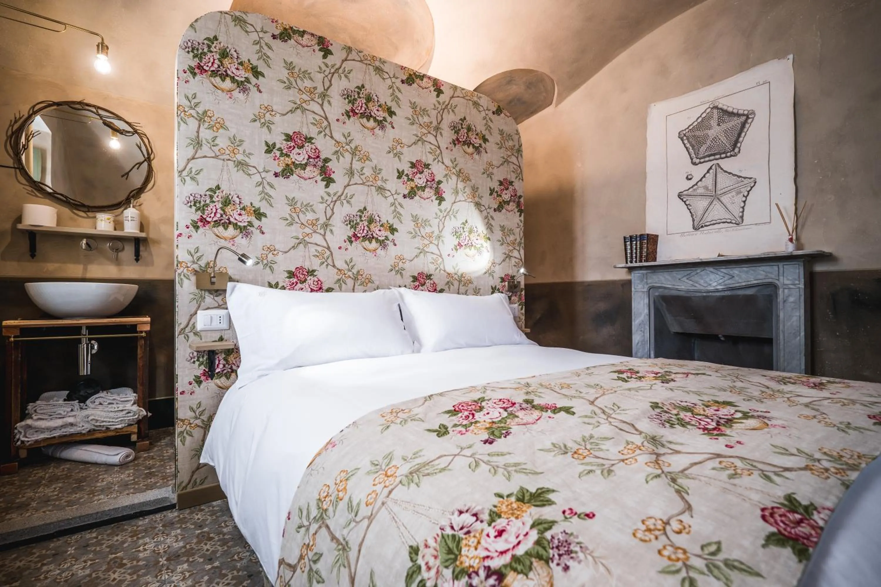 Bedroom, Bed in Country House La Bursch