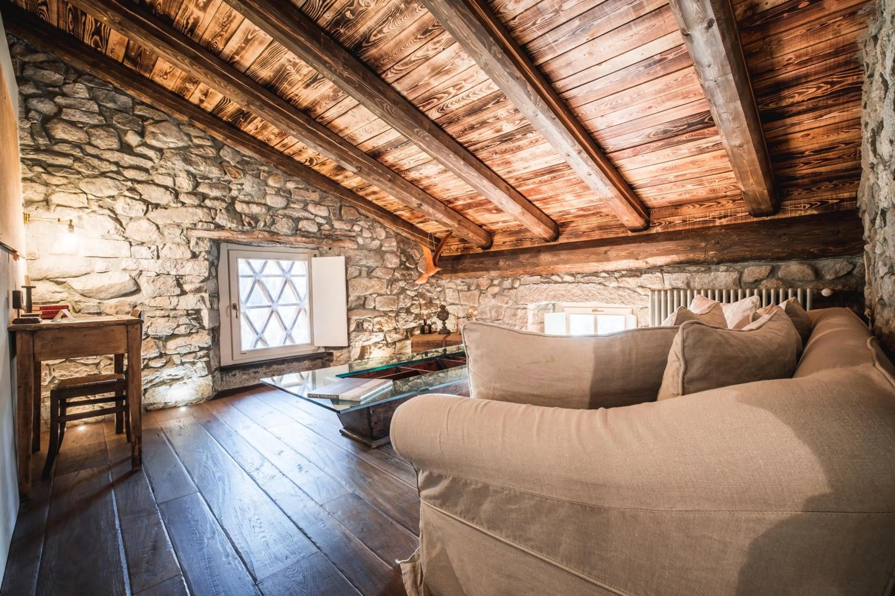 Living room in Country House La Bursch