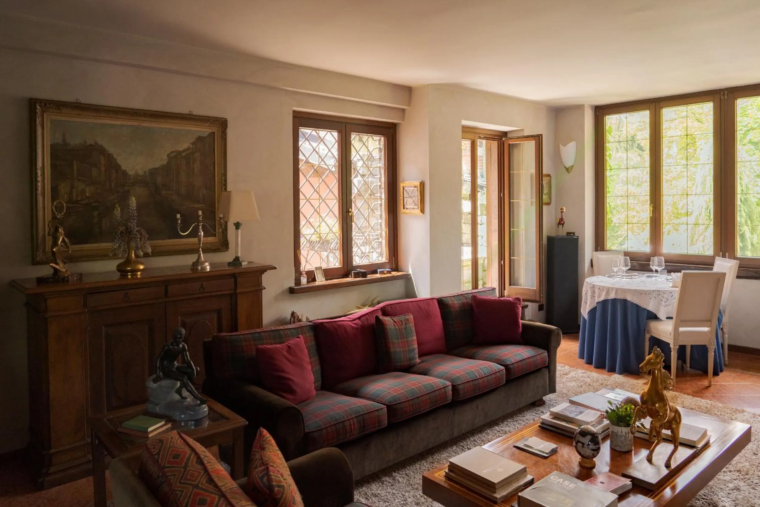 Living room in Country House La Bursch