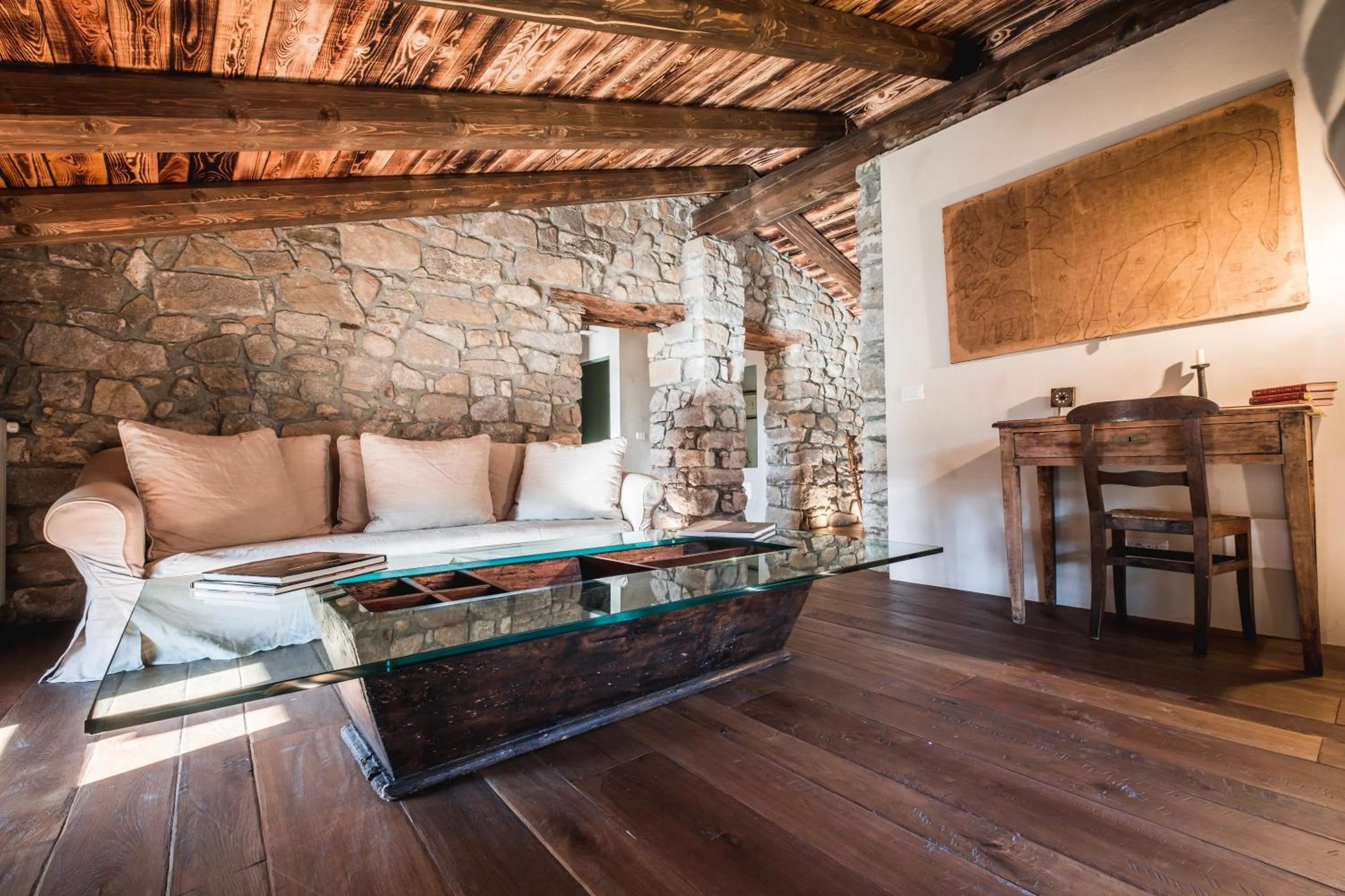 Living room in Country House La Bursch