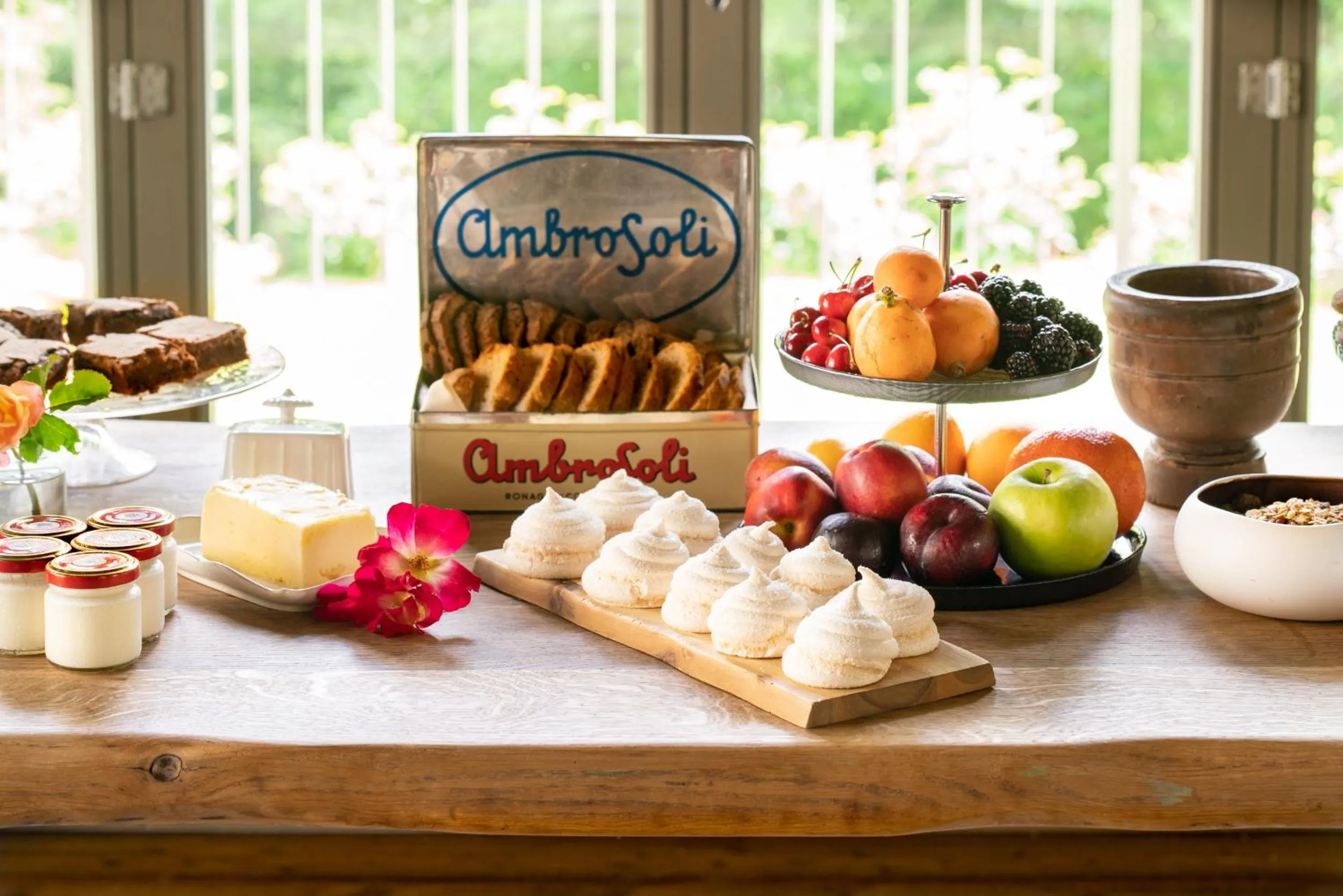 Food and drinks in Country House La Bursch