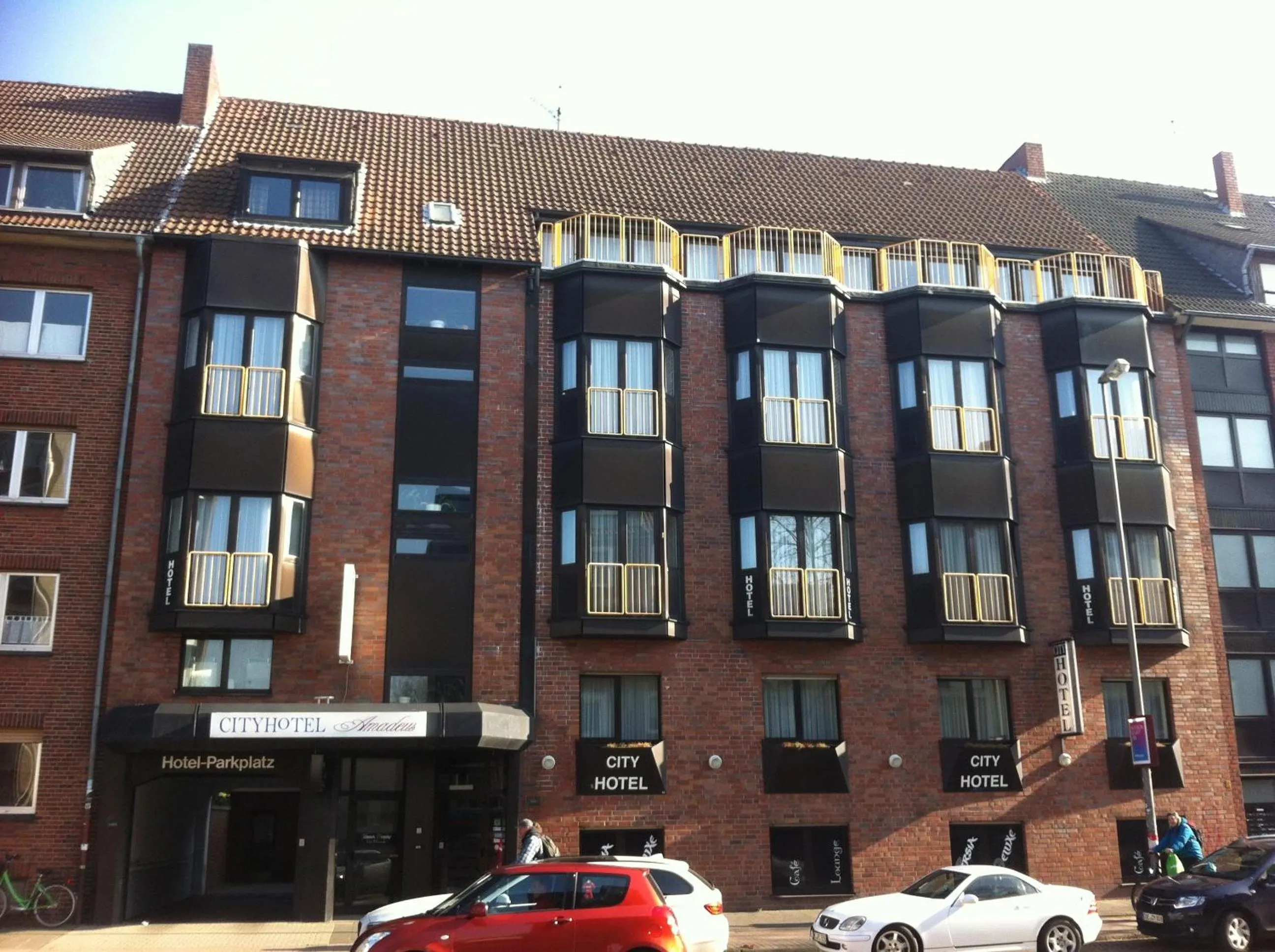 Facade/entrance in Cityhotel Amadeus