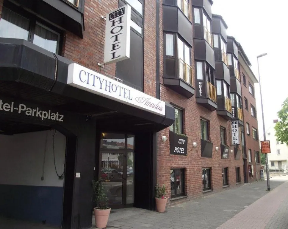 Facade/entrance in Cityhotel Amadeus