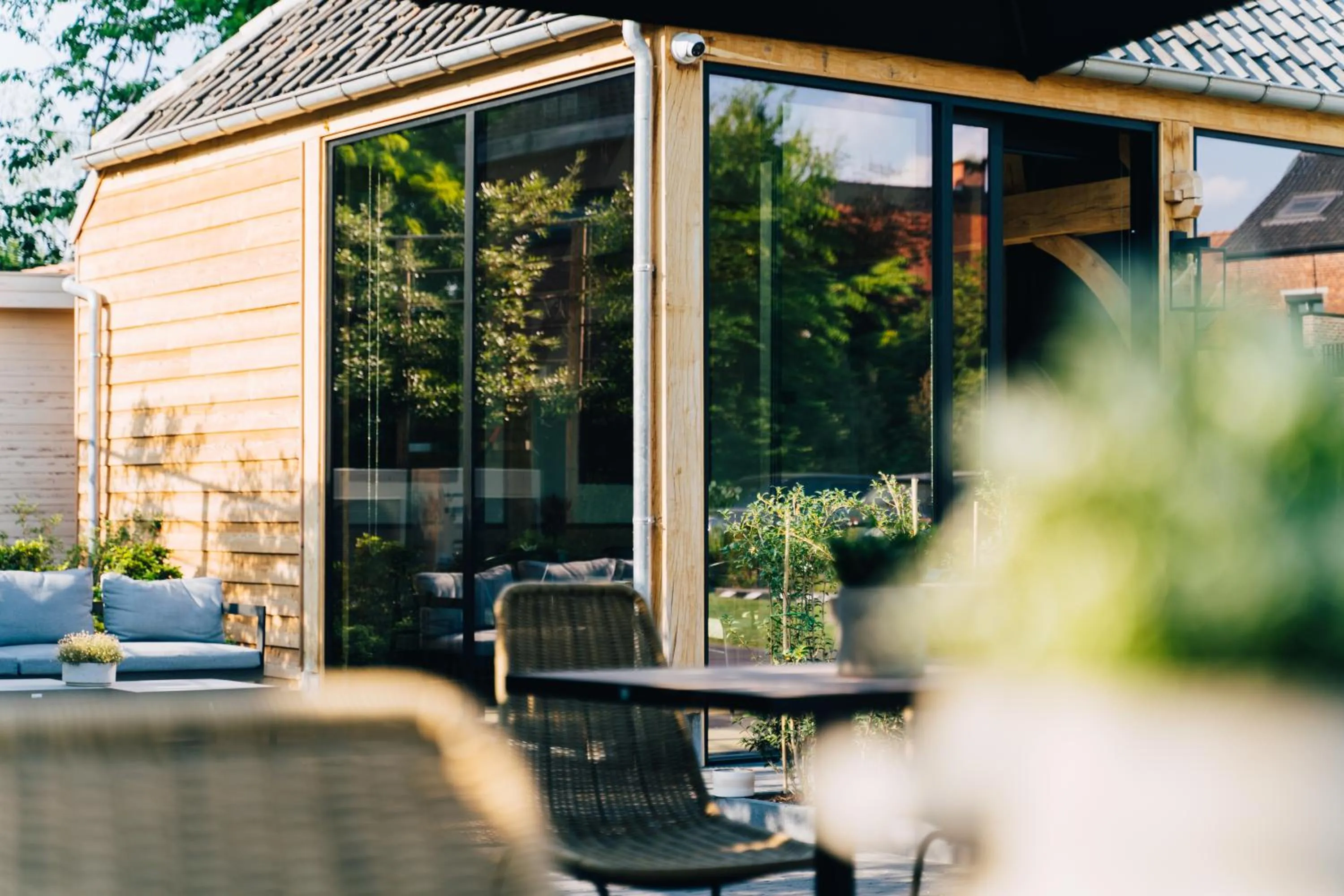 Balcony/Terrace in Factory Hotel