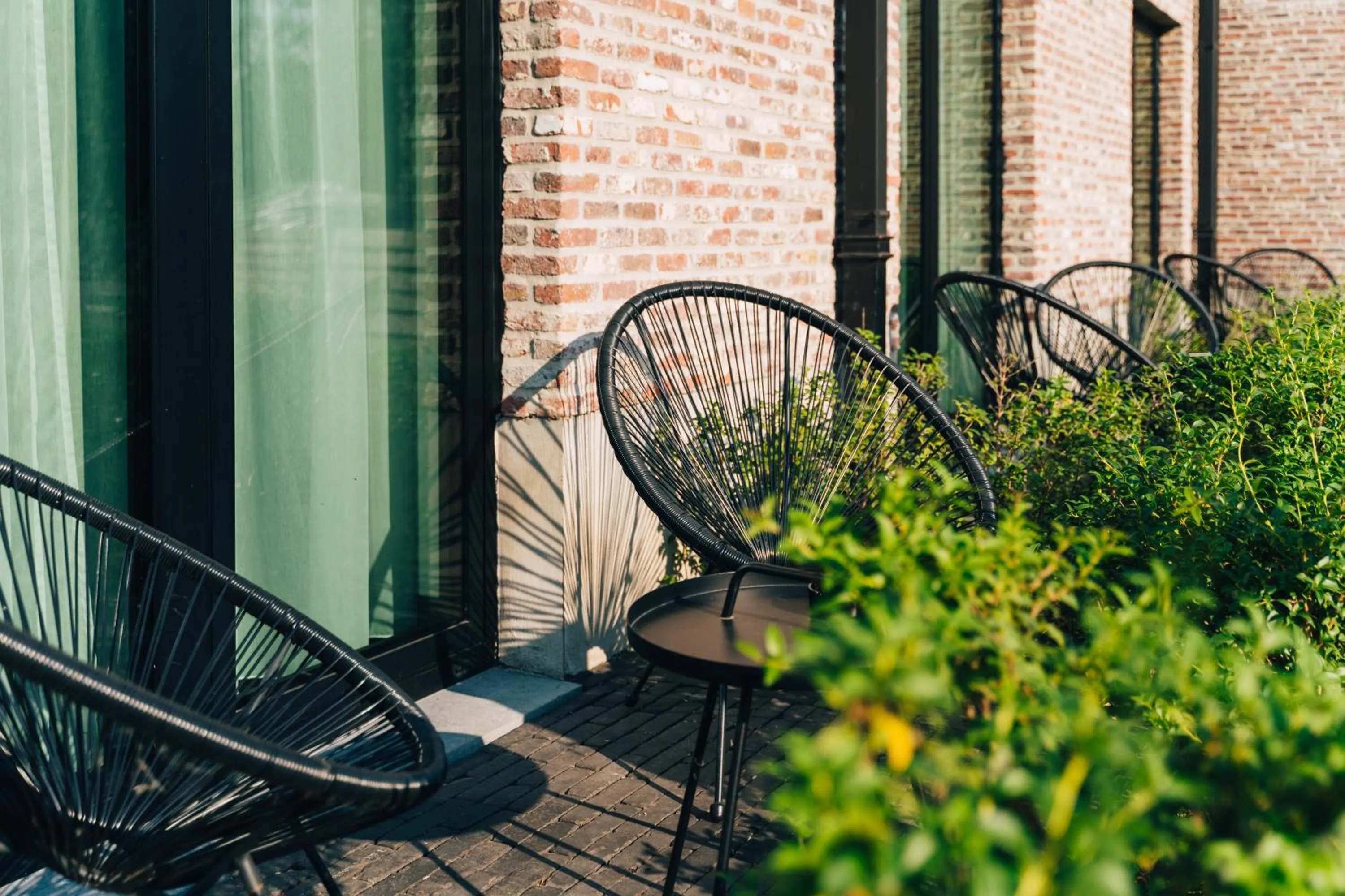 Balcony/Terrace in Factory Hotel