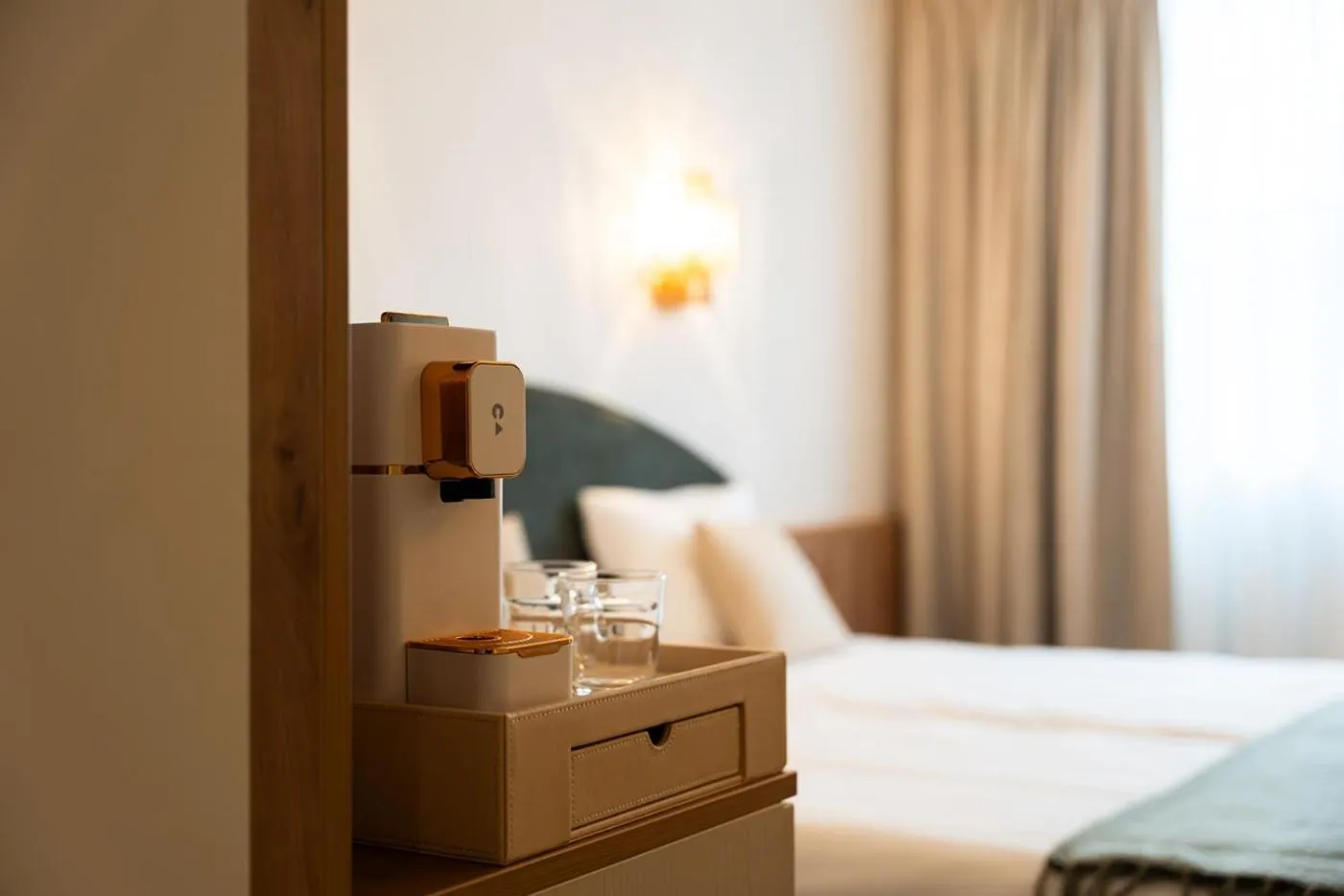 Bed in Factory Hotel