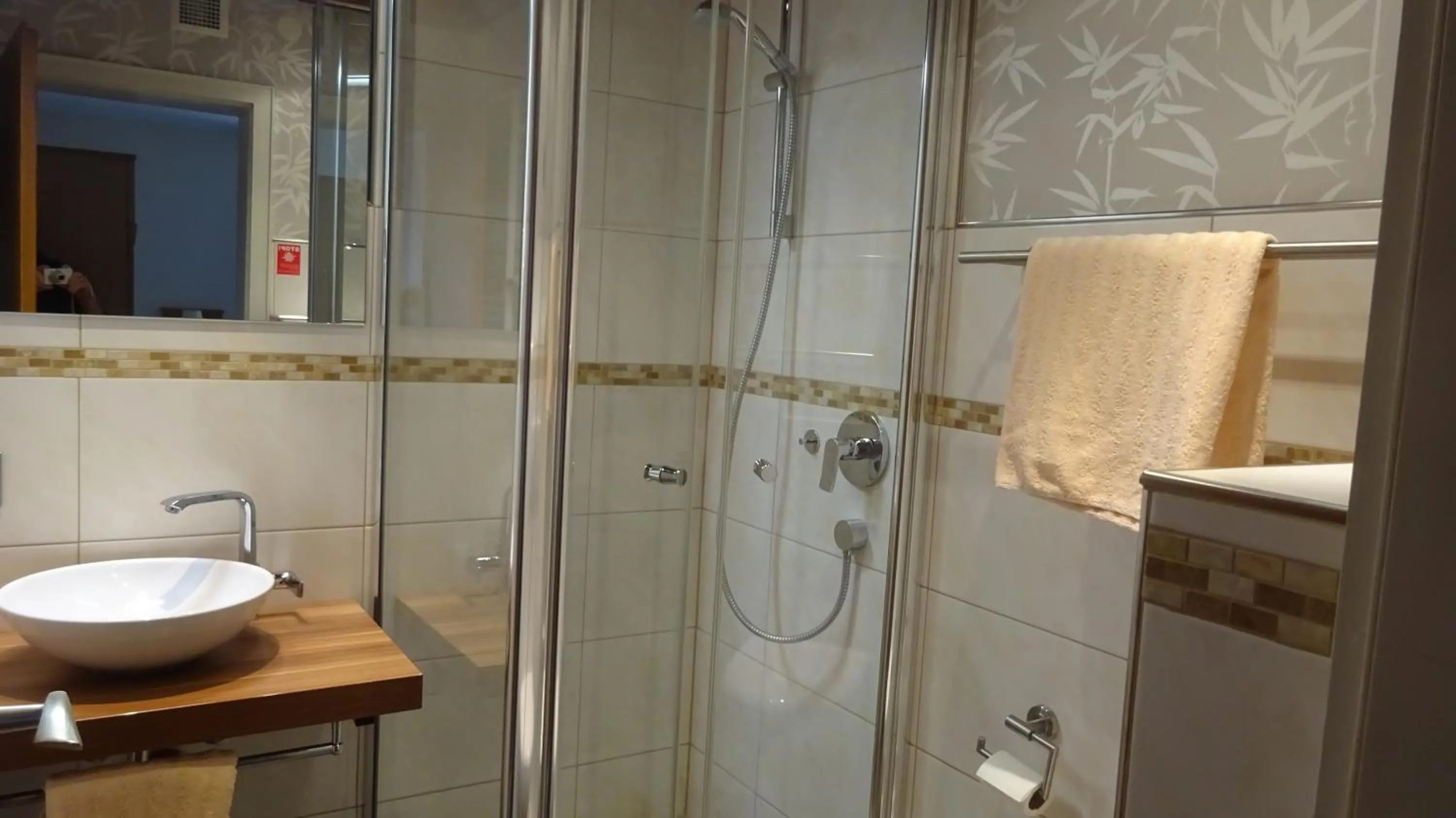 Shower in Hotel Altenberg