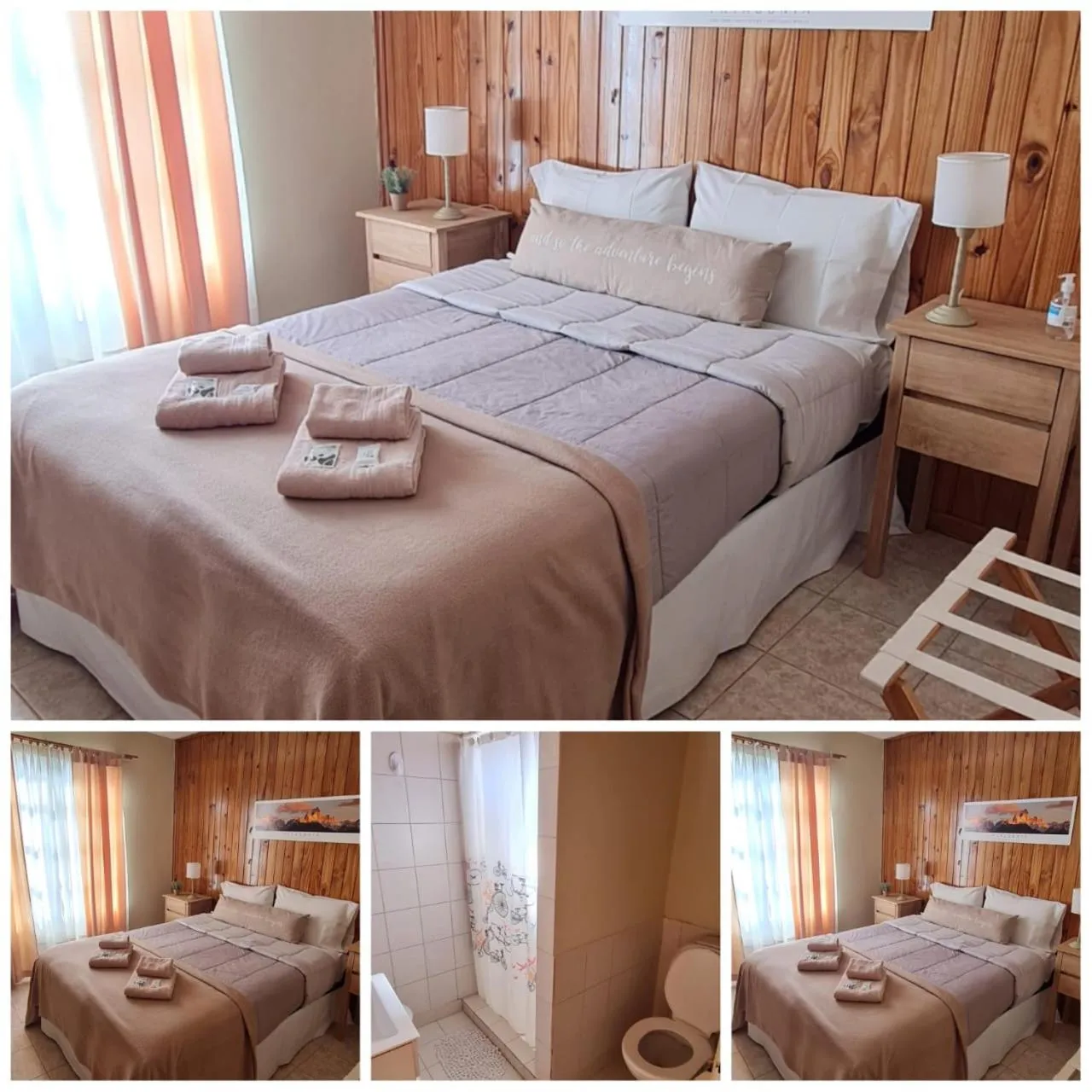 Bedroom, Bed in Hotel Lago del Desierto