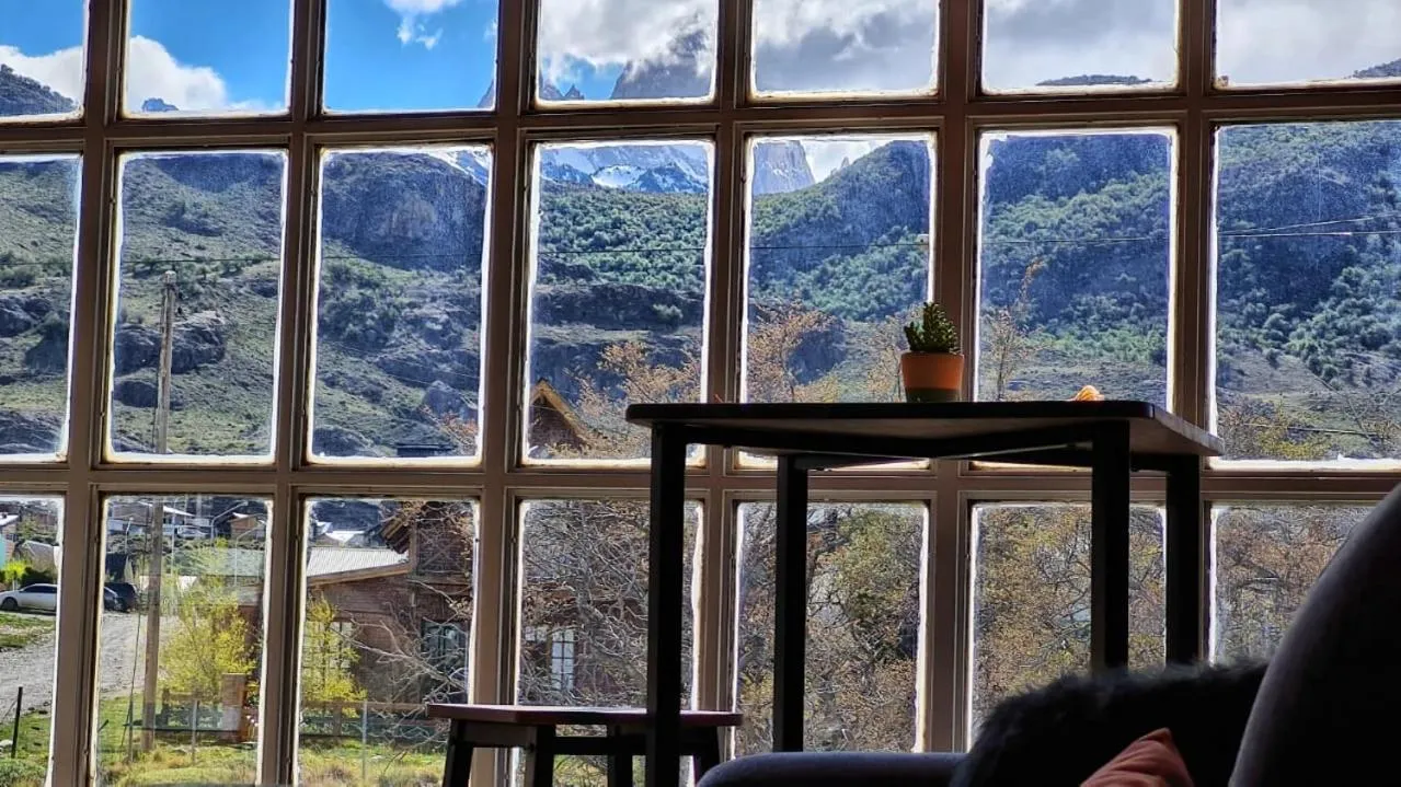 Mountain view in Hotel Lago del Desierto