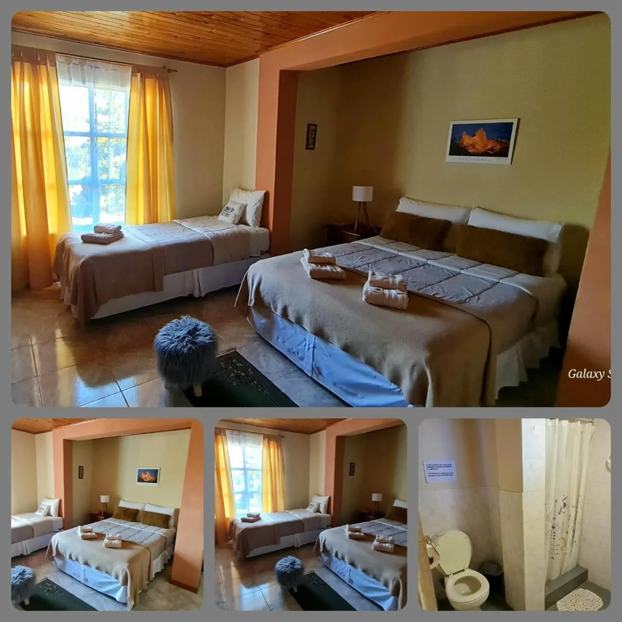 Bedroom, Bed in Hotel Lago del Desierto