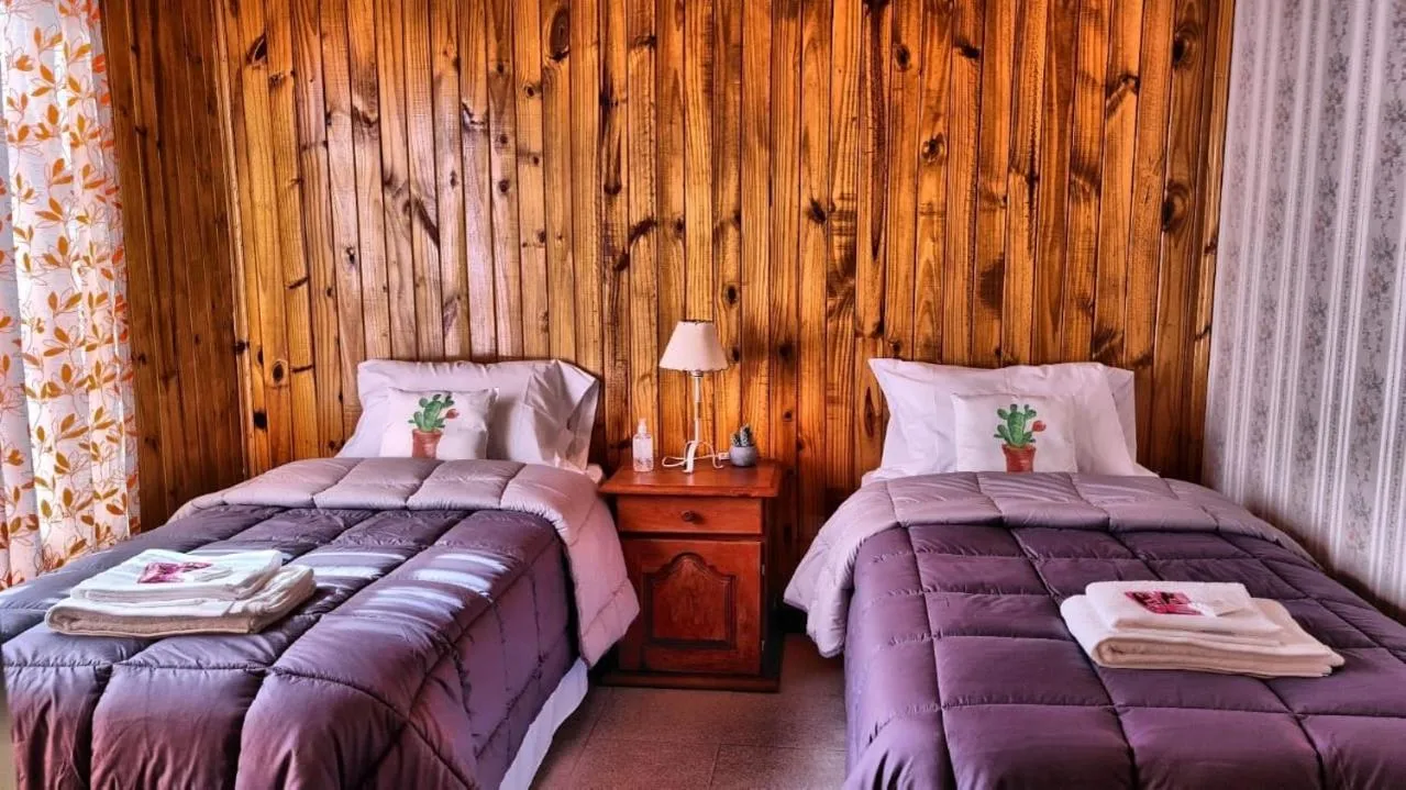 Bedroom, Bed in Hotel Lago del Desierto