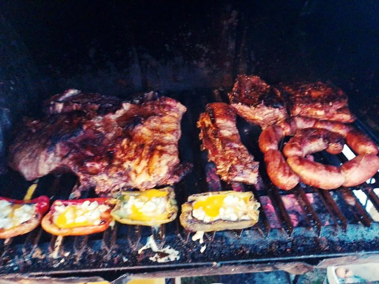 BBQ facilities in Hotel Lago del Desierto
