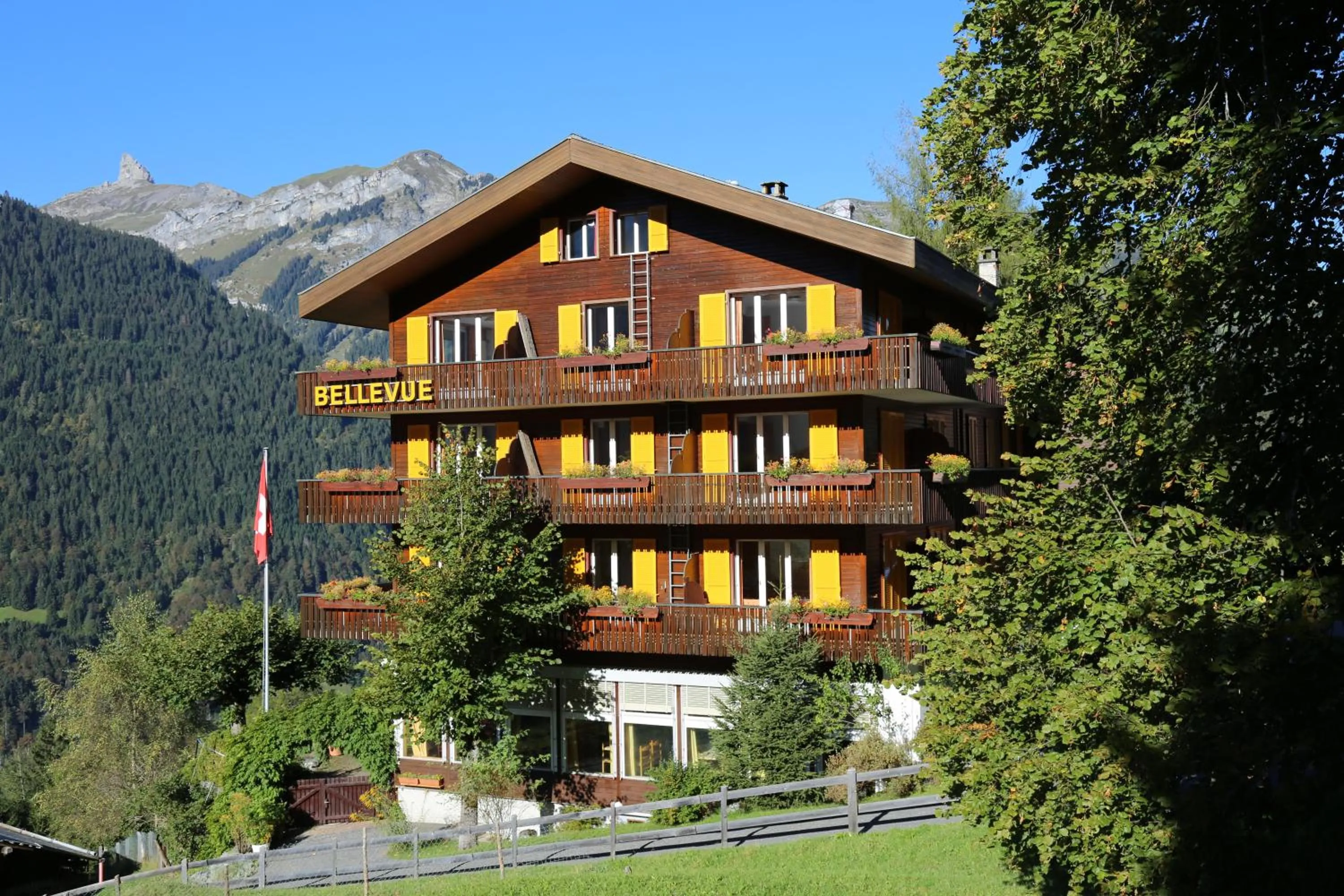 Property building in Hotel Bellevue - Traditional Swiss Hideaway