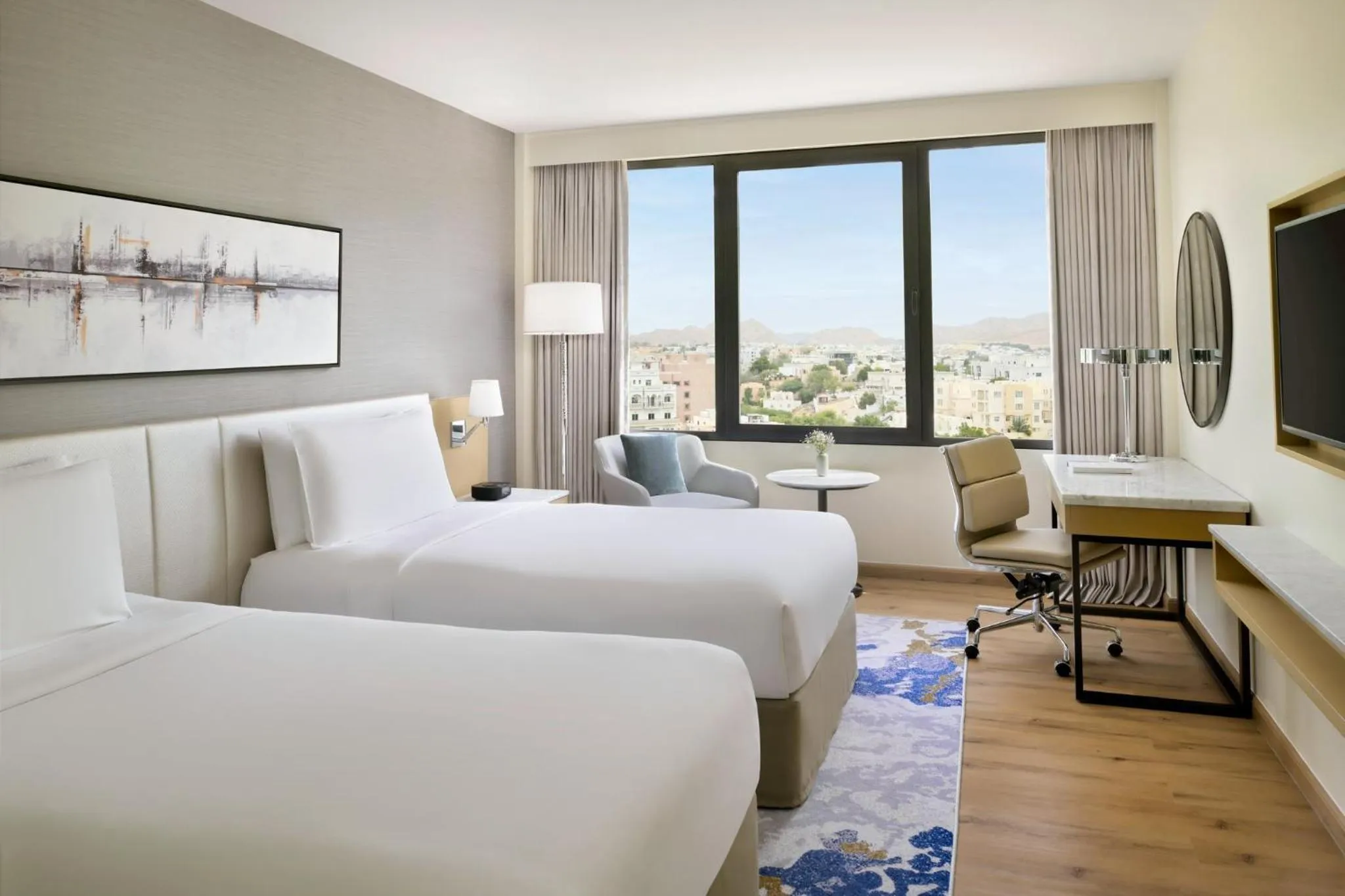 Photo of the whole room, Bed in Crowne Plaza Muscat by IHG