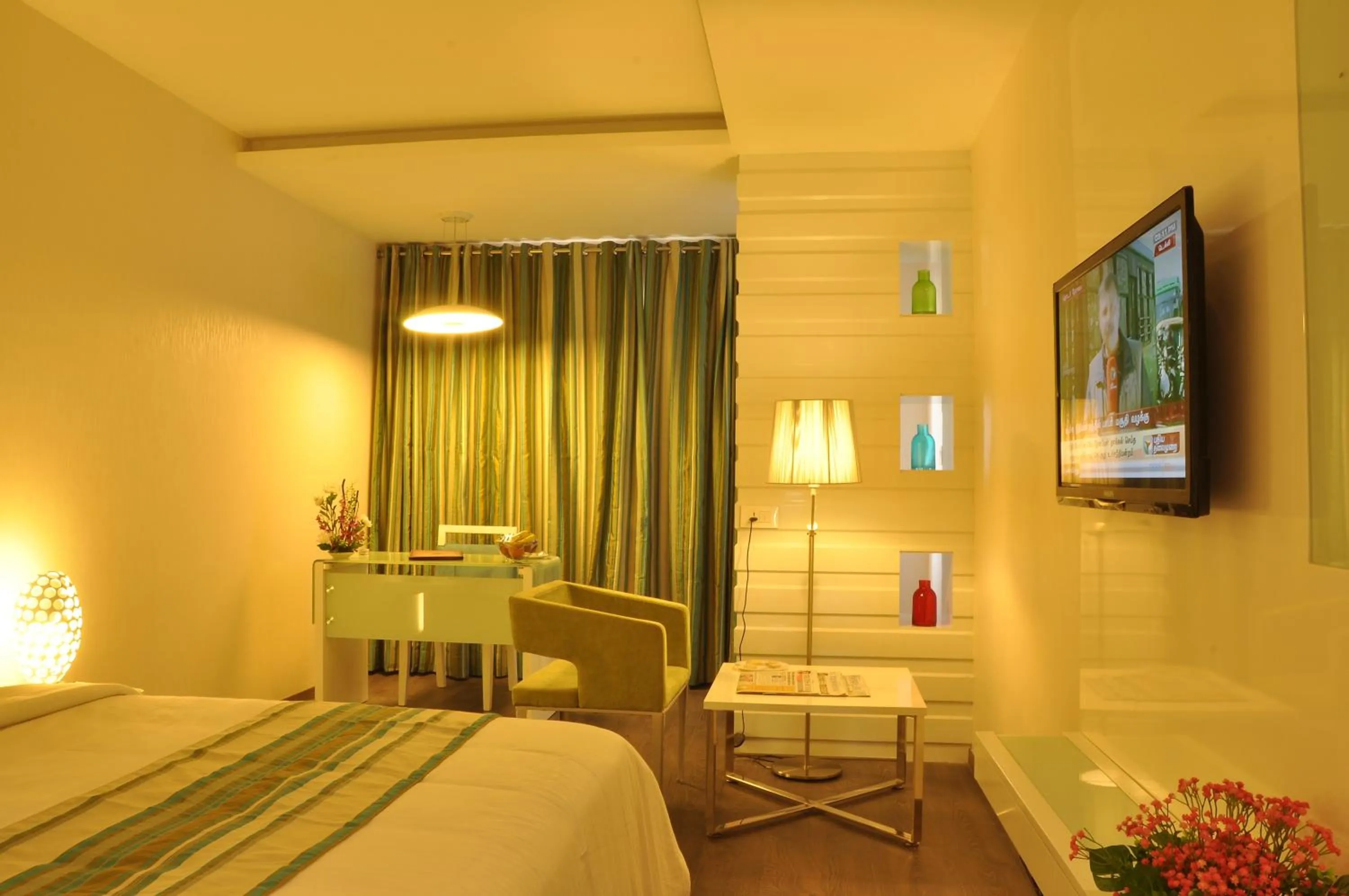 City view, Bed in The Arcadia