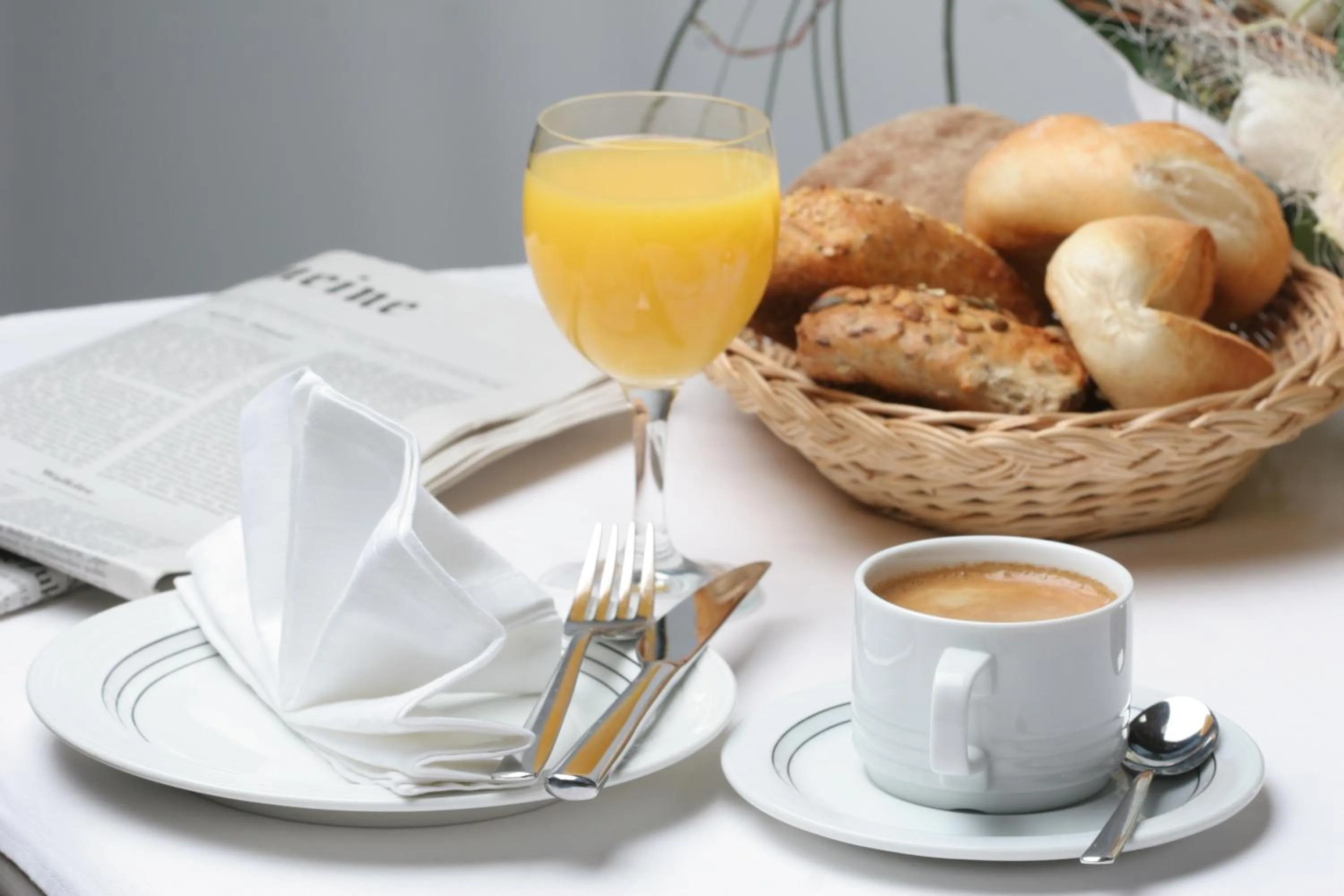 Continental breakfast in Waldhotel Bad Soden