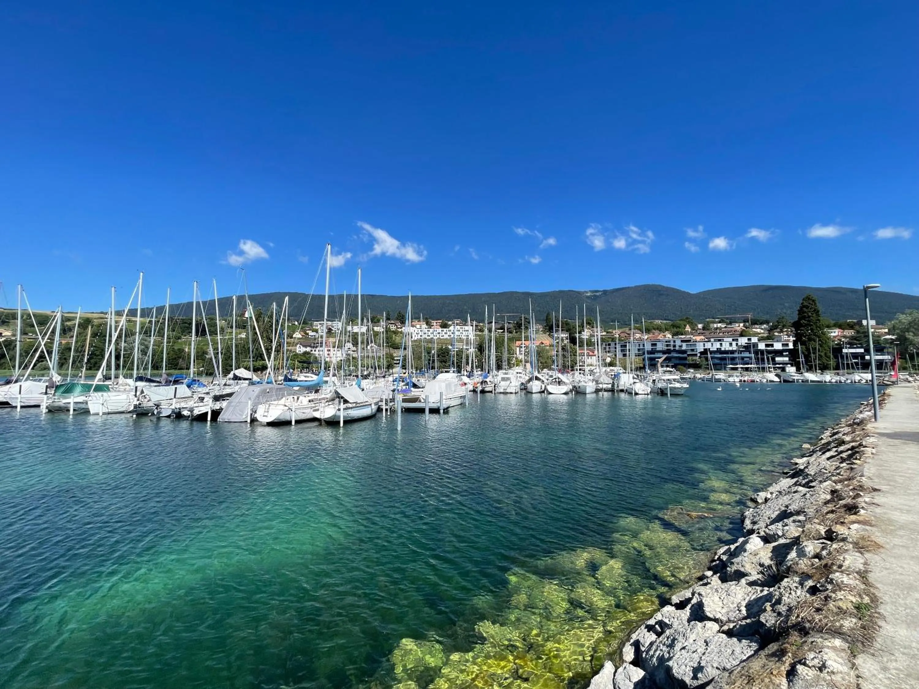 View (from property/room) in Hôtel Restaurant Port-Conty