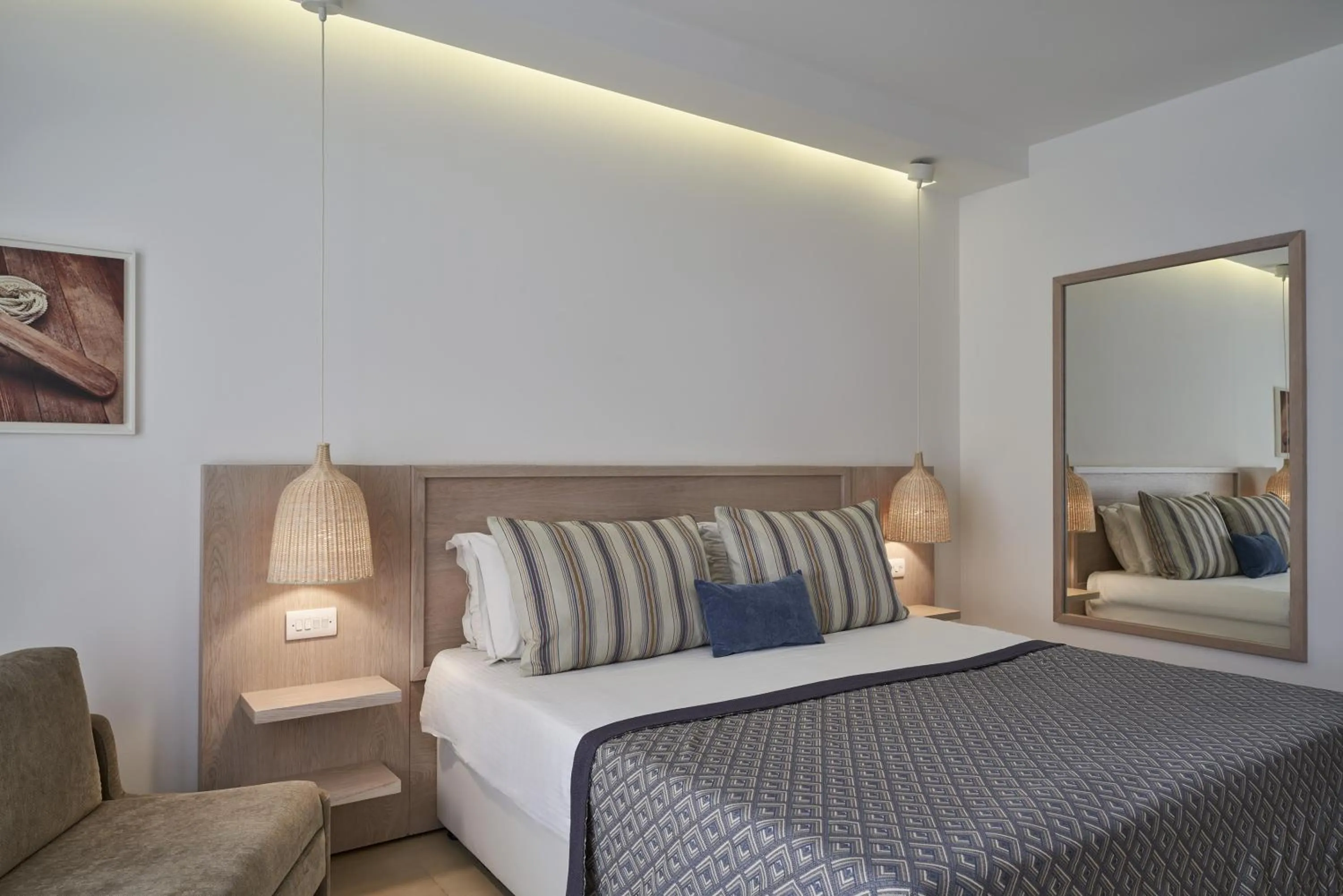 Bed in Atlantica Aeneas Resort