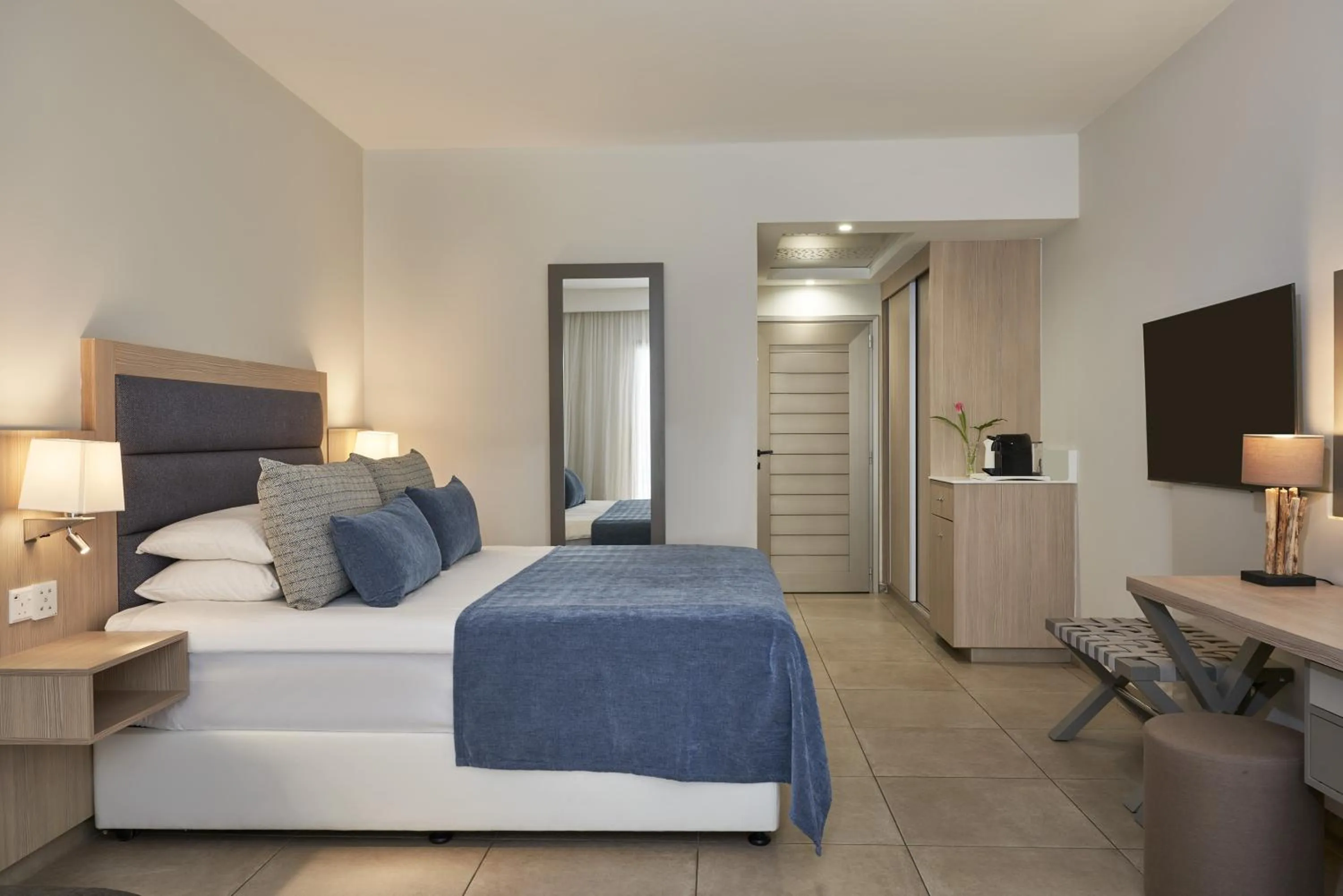 Bed in Atlantica Aeneas Resort