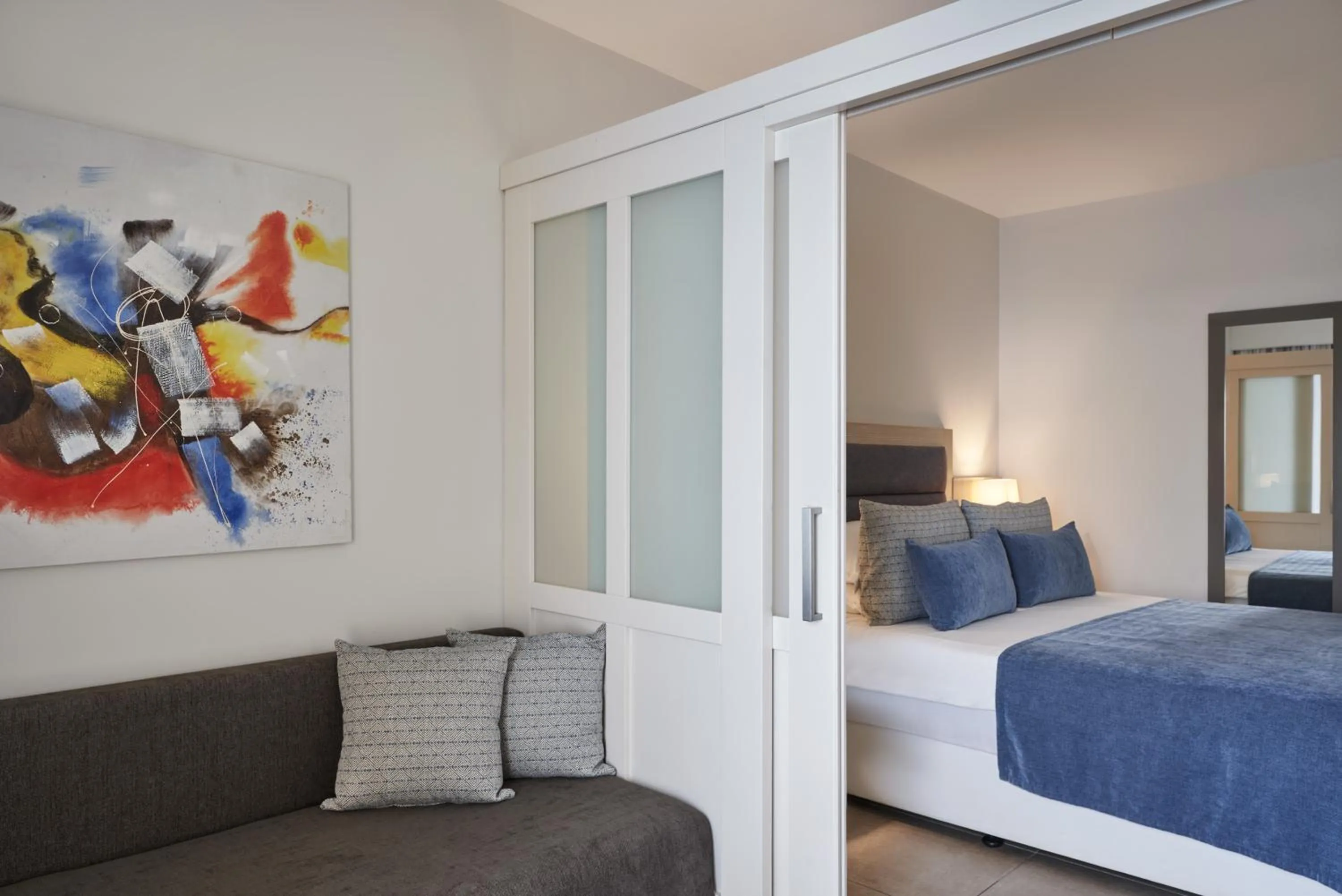 Living room, Bed in Atlantica Aeneas Resort