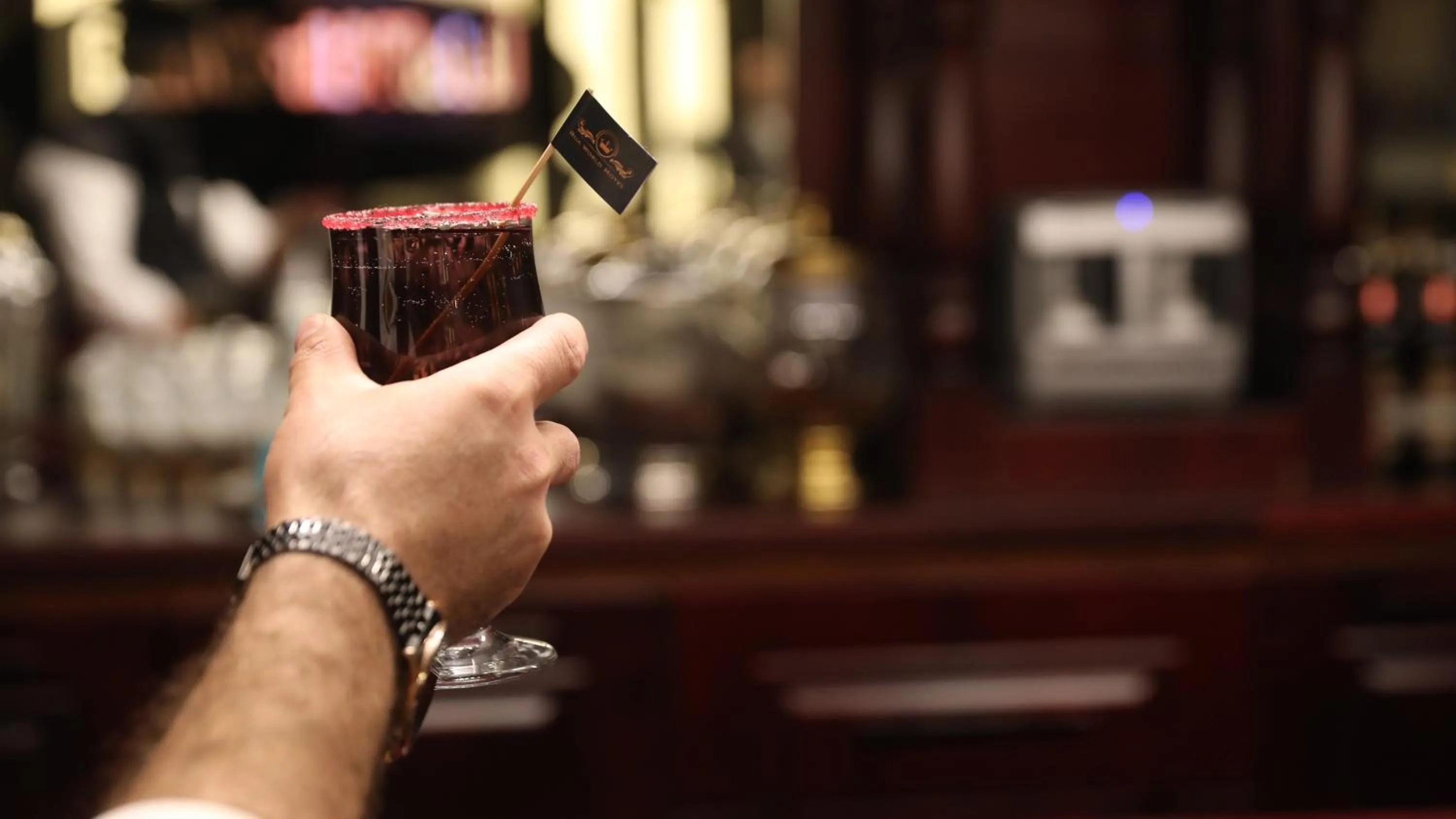 Lounge or bar in RUA WORLD HOTEL