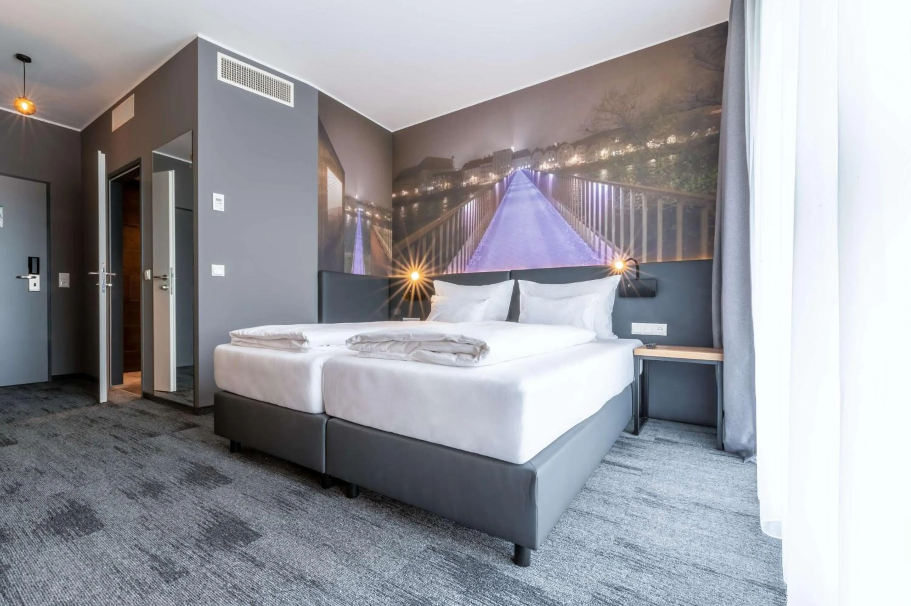 Bedroom, Bed in Aiden by Best Western Stadtgut Hotel Steyr - FREE PARKING