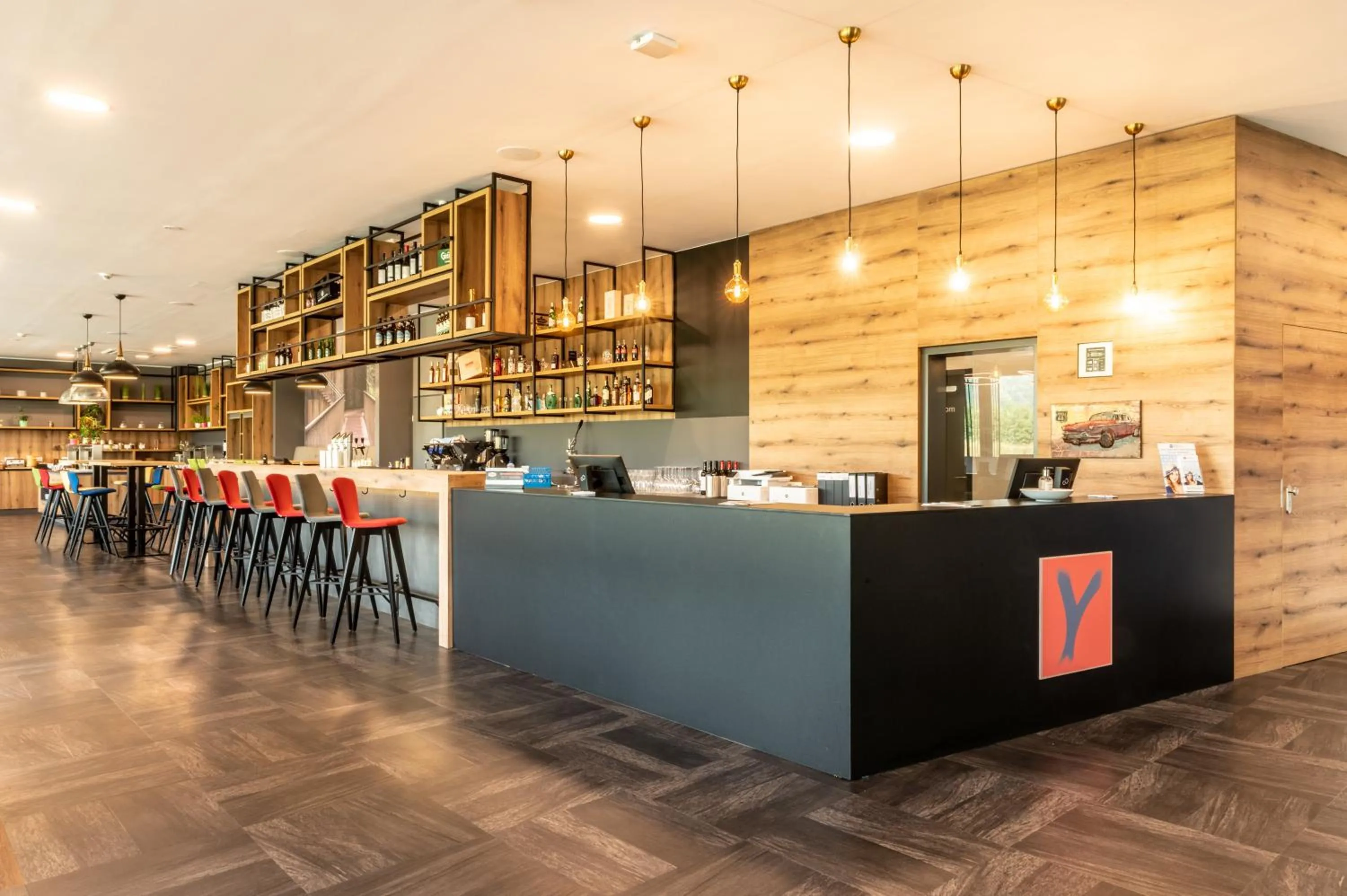 Lobby or reception in Aiden by Best Western Stadtgut Hotel Steyr - FREE PARKING