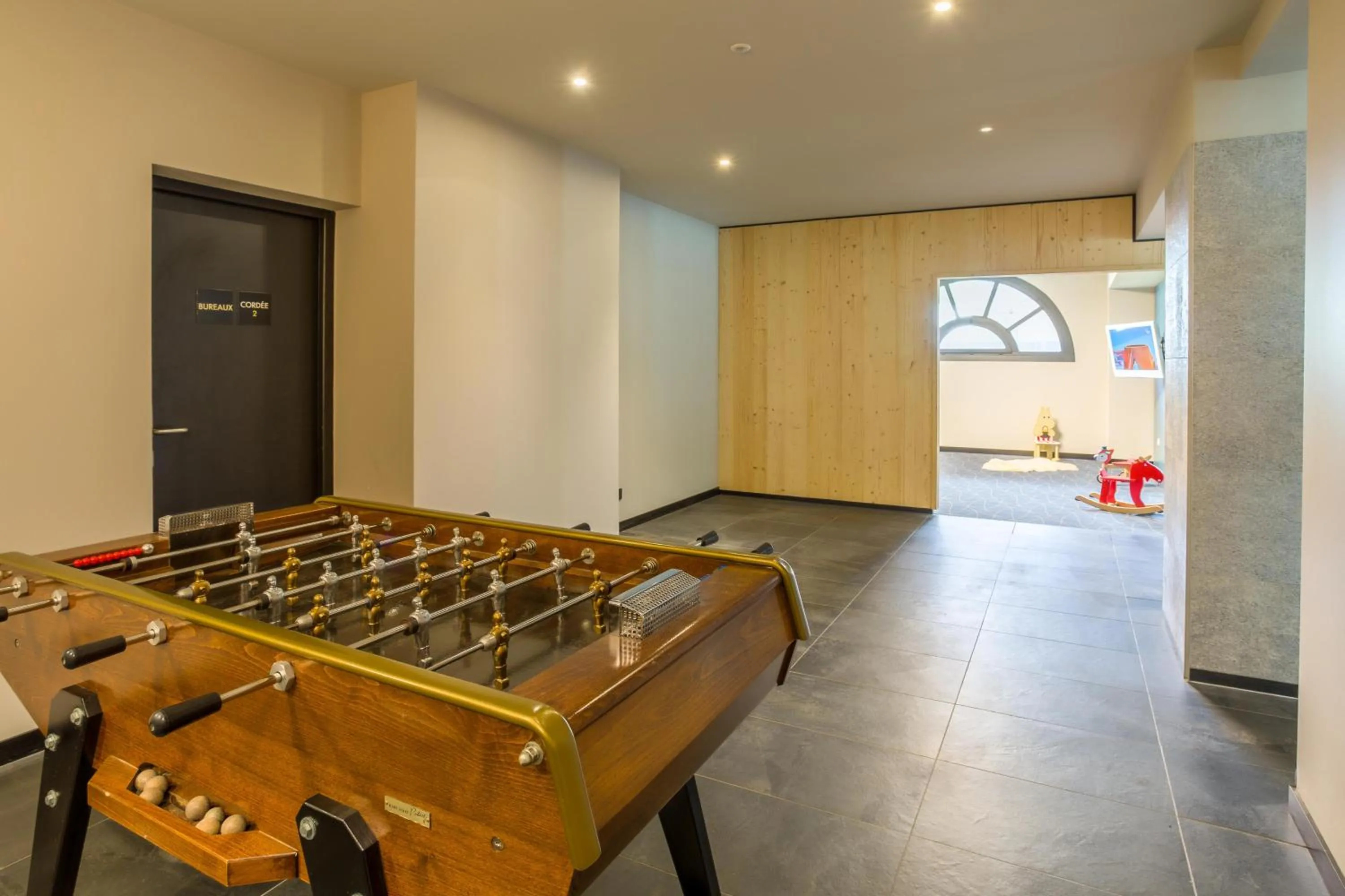 Game Room in La Cordee 124 Apartment - Chamonix All Year