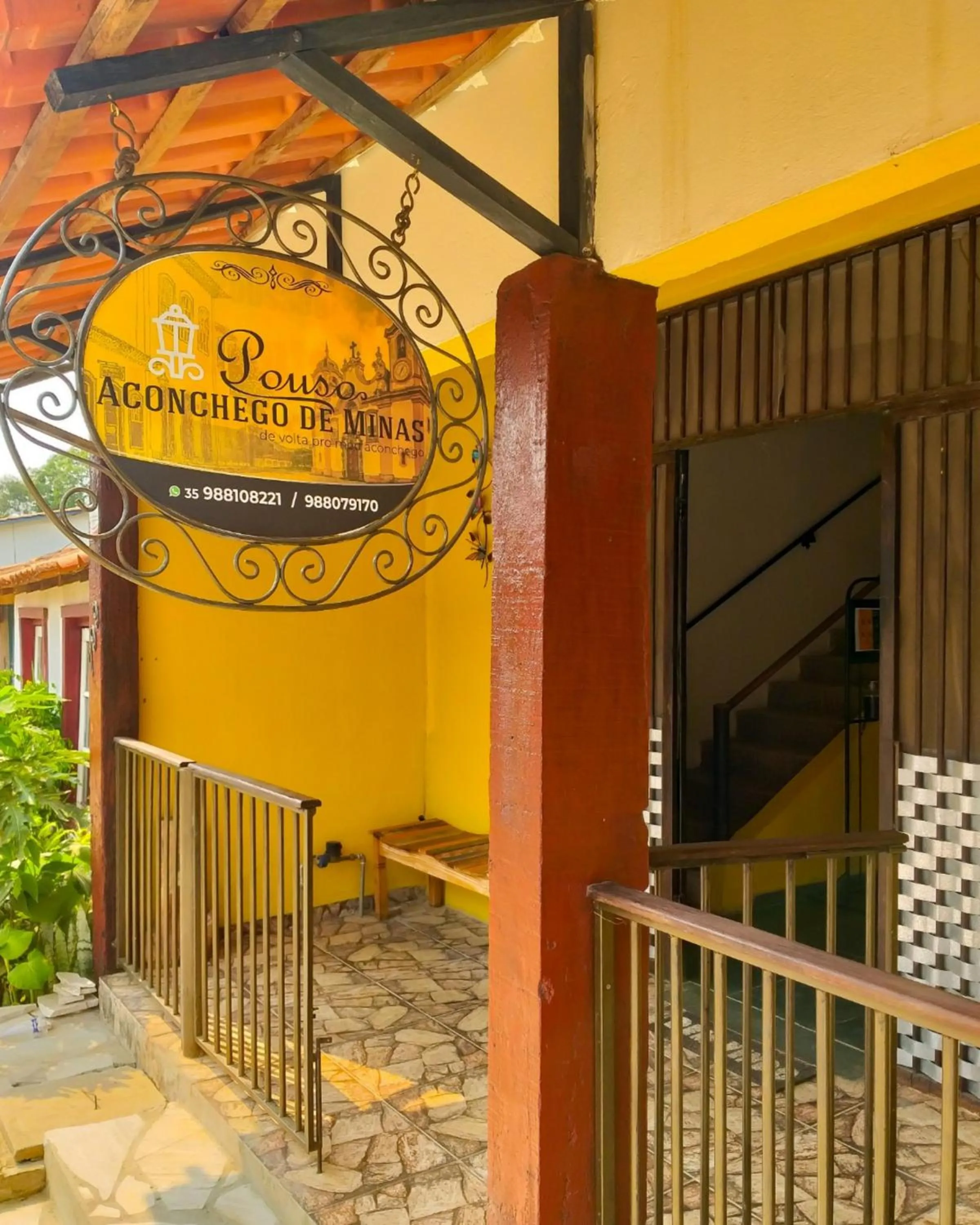 Facade/entrance in VOA Pouso Aconchego de Minas