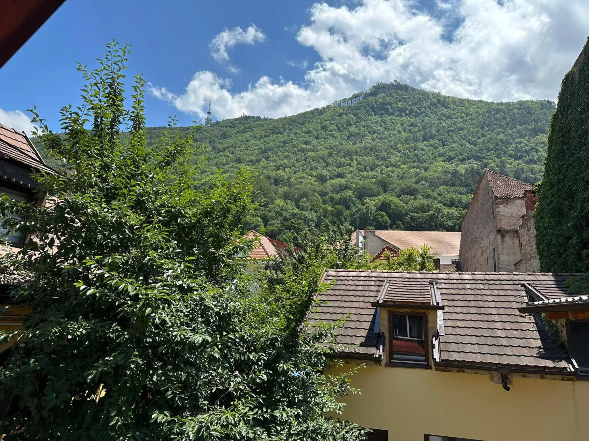 View (from property/room) in ALBERT RESIDENCE Brasov with complimentary parking and 10 percent Food and Drinks