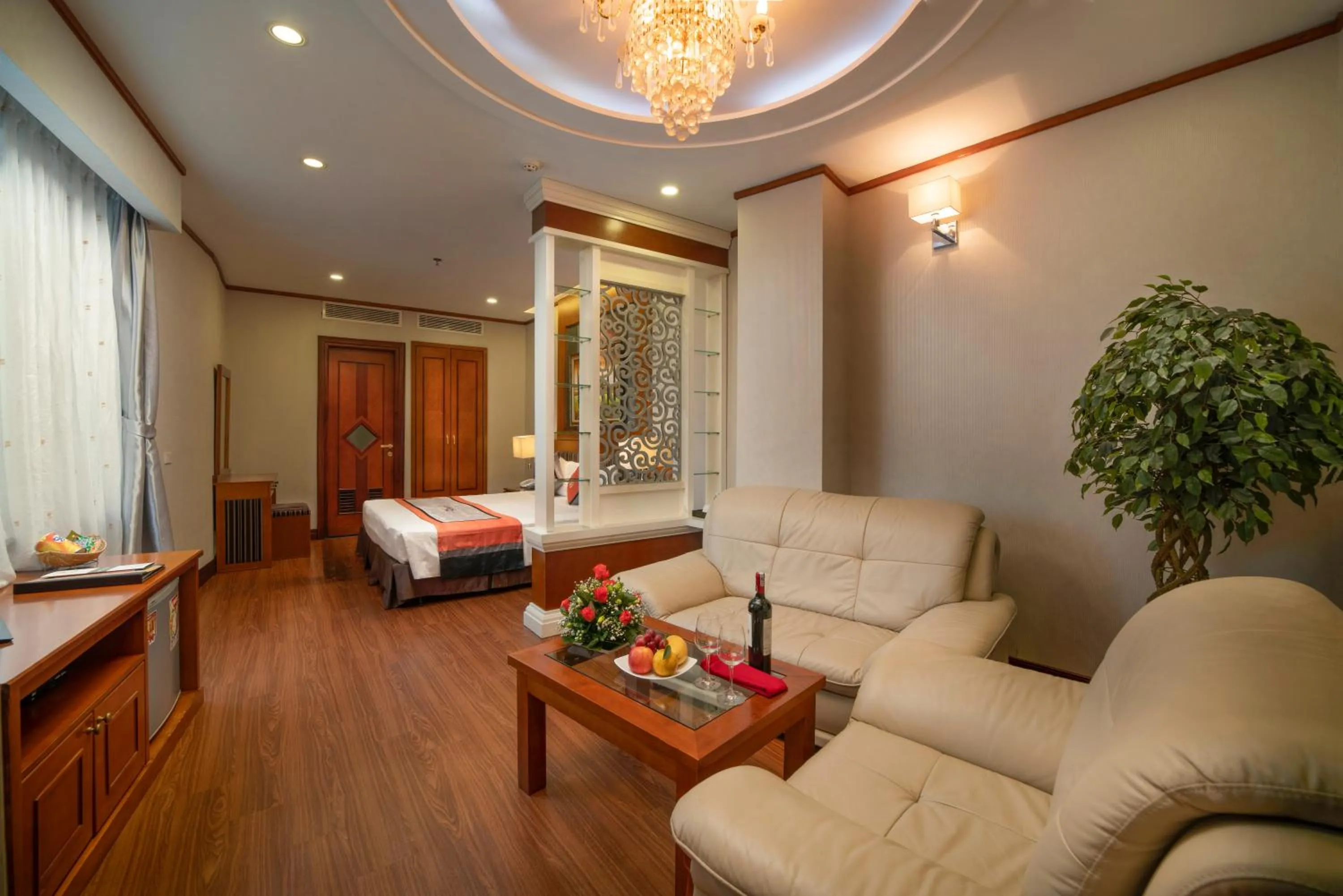 Living room in Hanoi Larosa Hotel