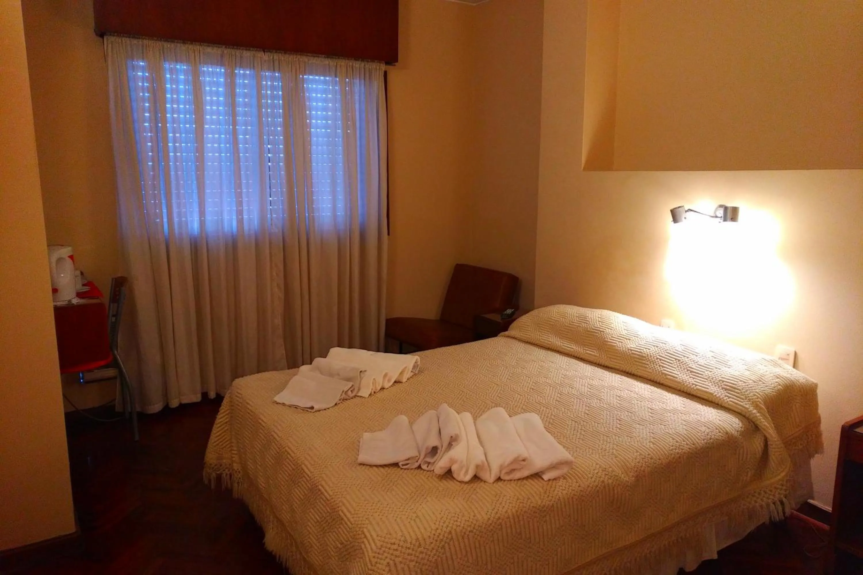 Bed in Crystal Hotel